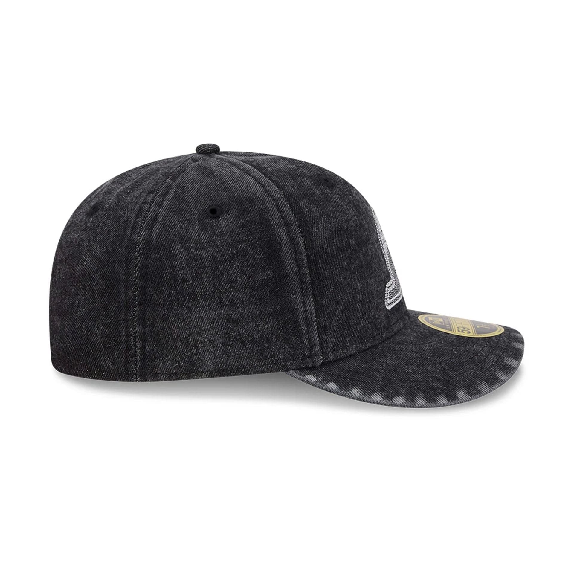 LA Lakers NBA 59FIFTY Day Black Low Profile 59FIFTY Fitted Cap - Image 7