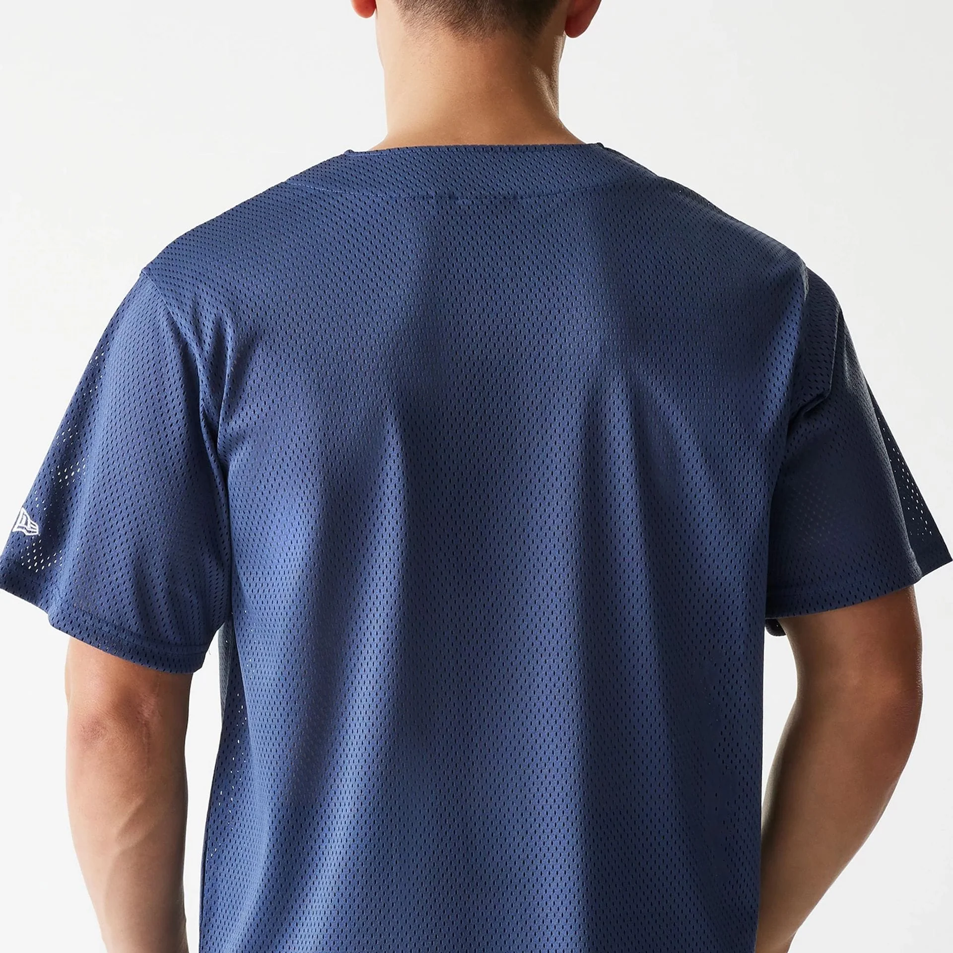 LA Lakers NBA Arch Graphic Dark Blue Mesh Jersey - Image 5