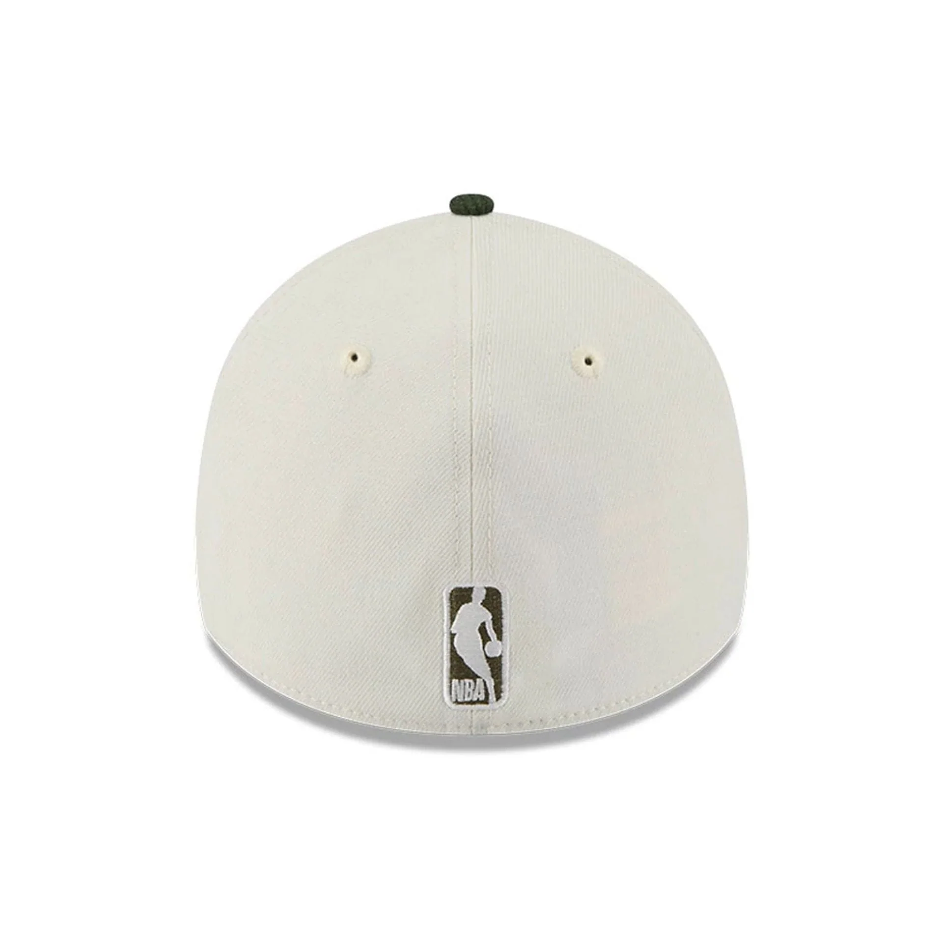 LA Lakers NBA Camo Visor Cream 39THIRTY A-Frame Stretch Fit Cap - Image 7
