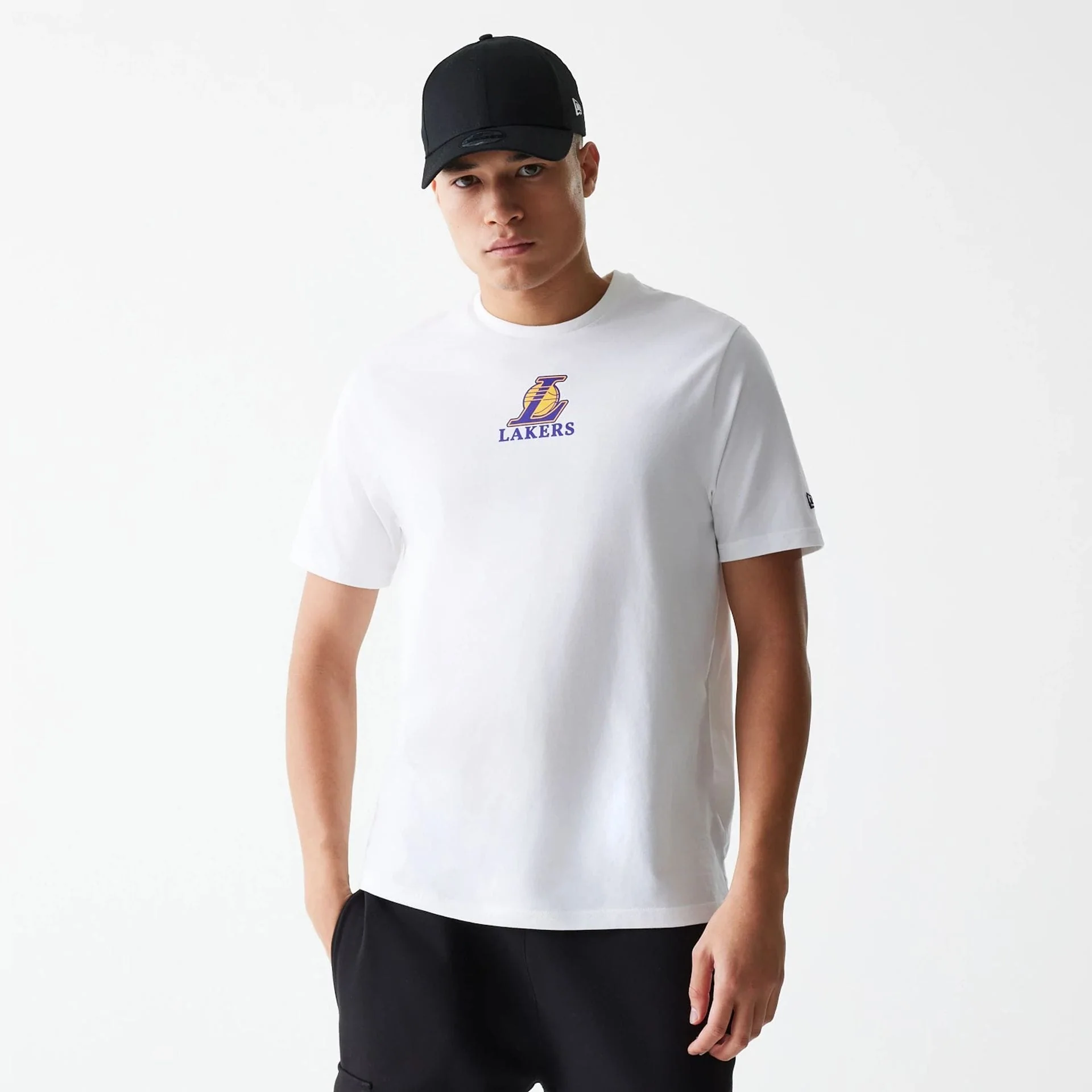 LA Lakers NBA Logo White T-Shirt
