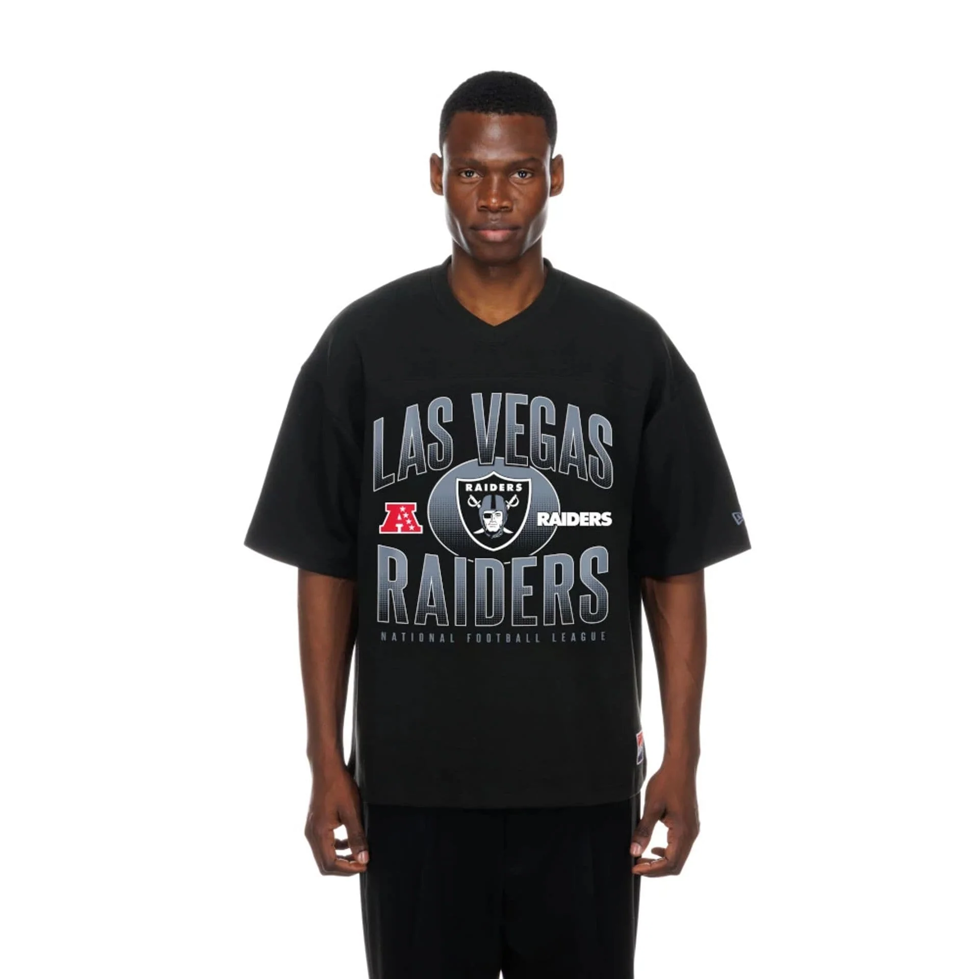 Las Vegas Raiders NFL Black Boxy T-Shirt