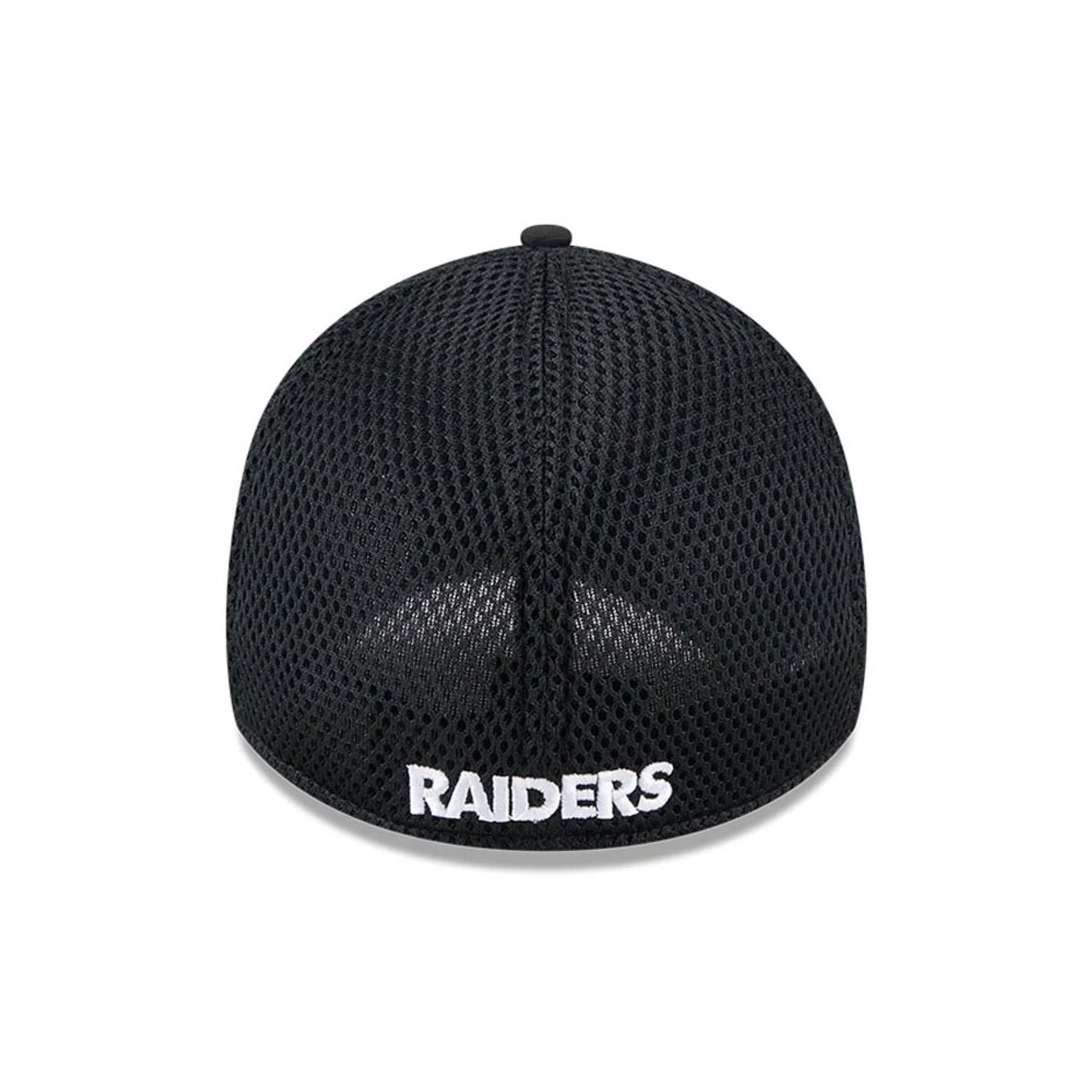 Las Vegas Raiders NFL Evergreen Neo Black 39THIRTY Stretch Fit Cap - Image 2
