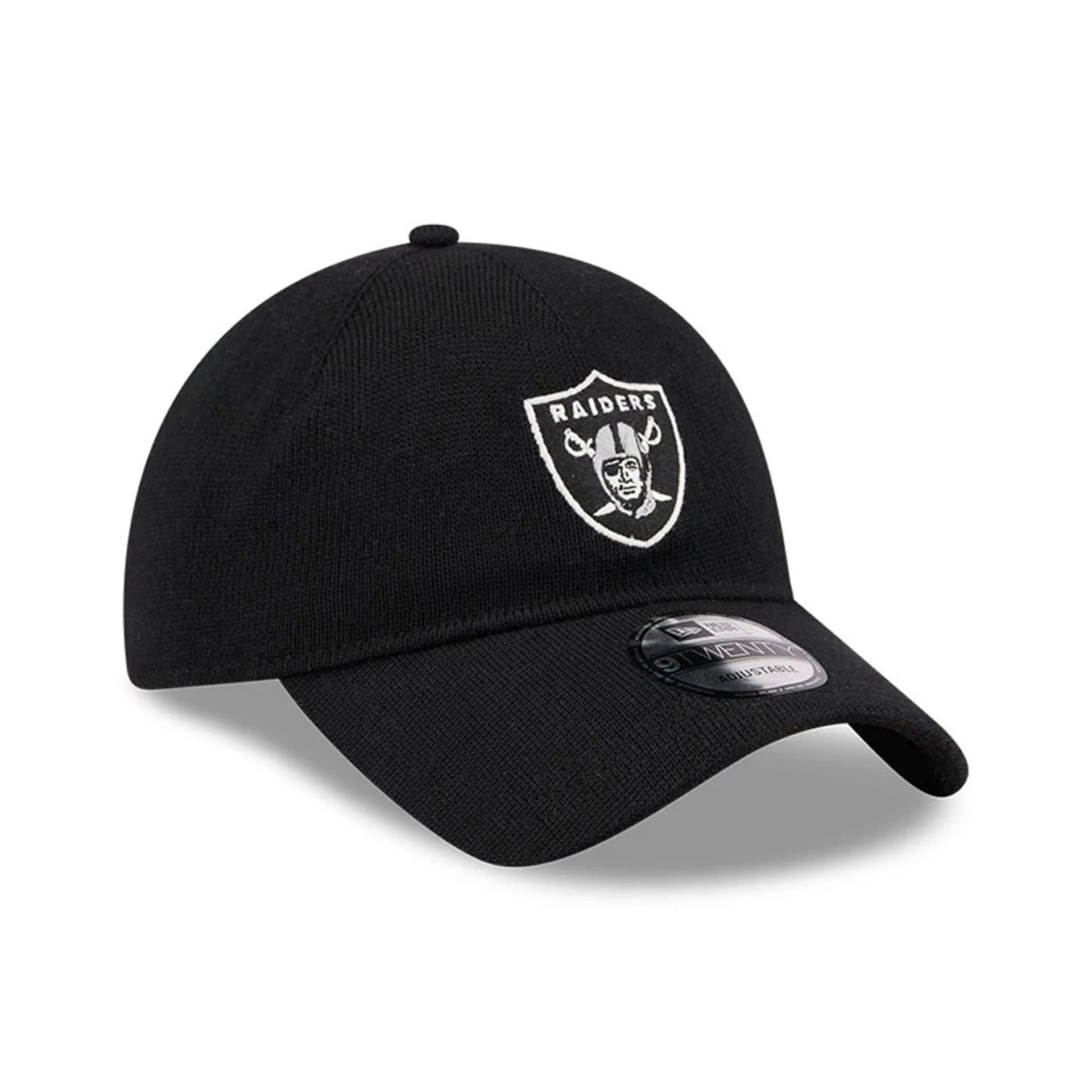 Las Vegas Raiders NFL Merino Wool Black 9TWENTY Adjustable Cap - Image 3