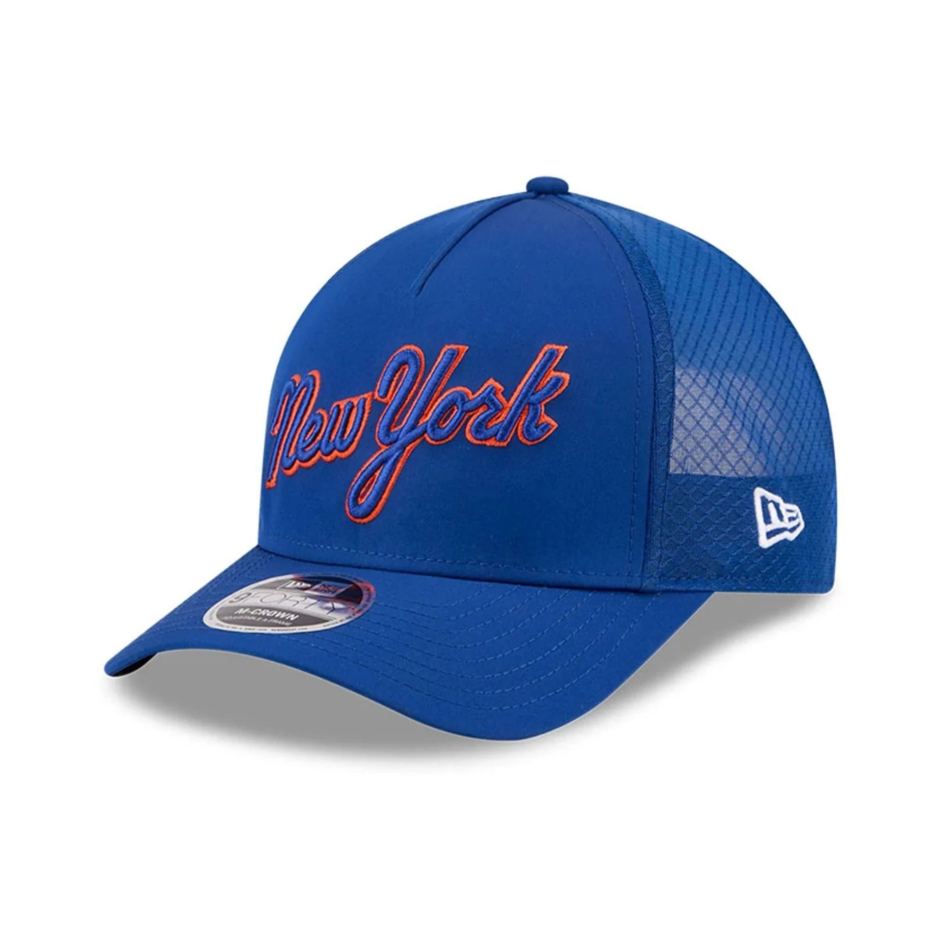 Mets MLB Batting Practice 2026 Blue 9FORTY M-Crown A-Frame Adjustable Cap