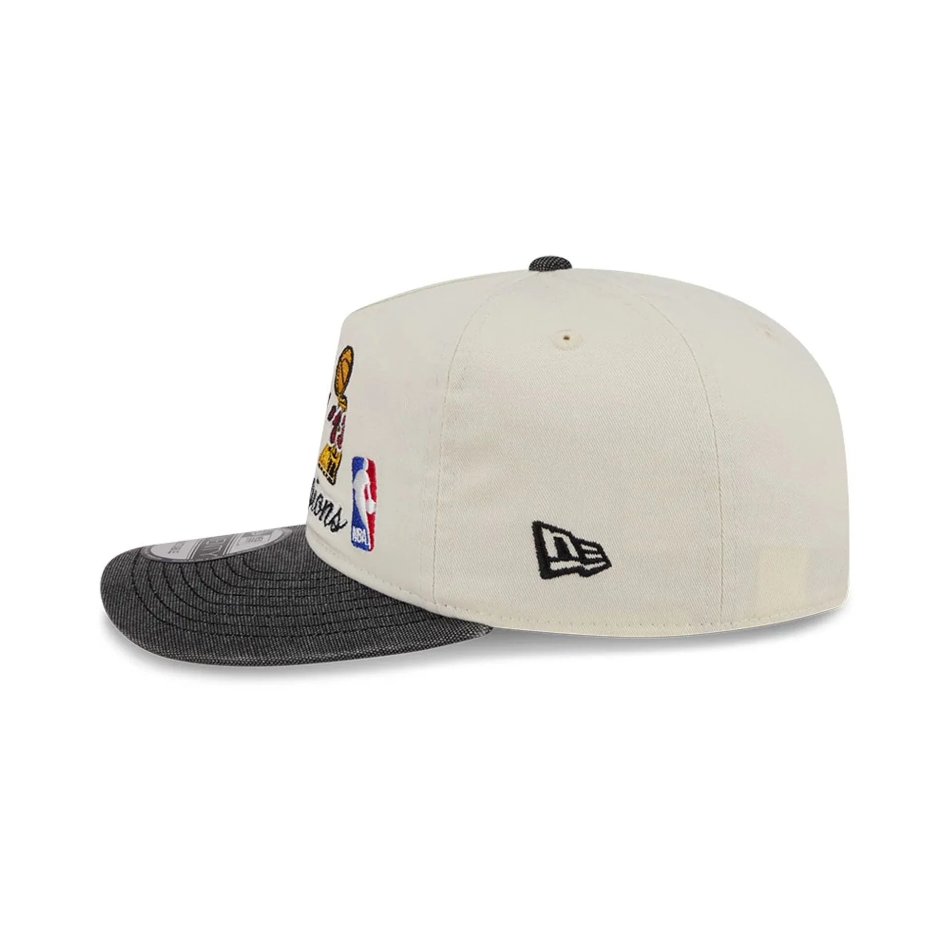 Miami Heat NBA Hardwood Classic Black 19TWENTY Adjustable Cap - Image 5