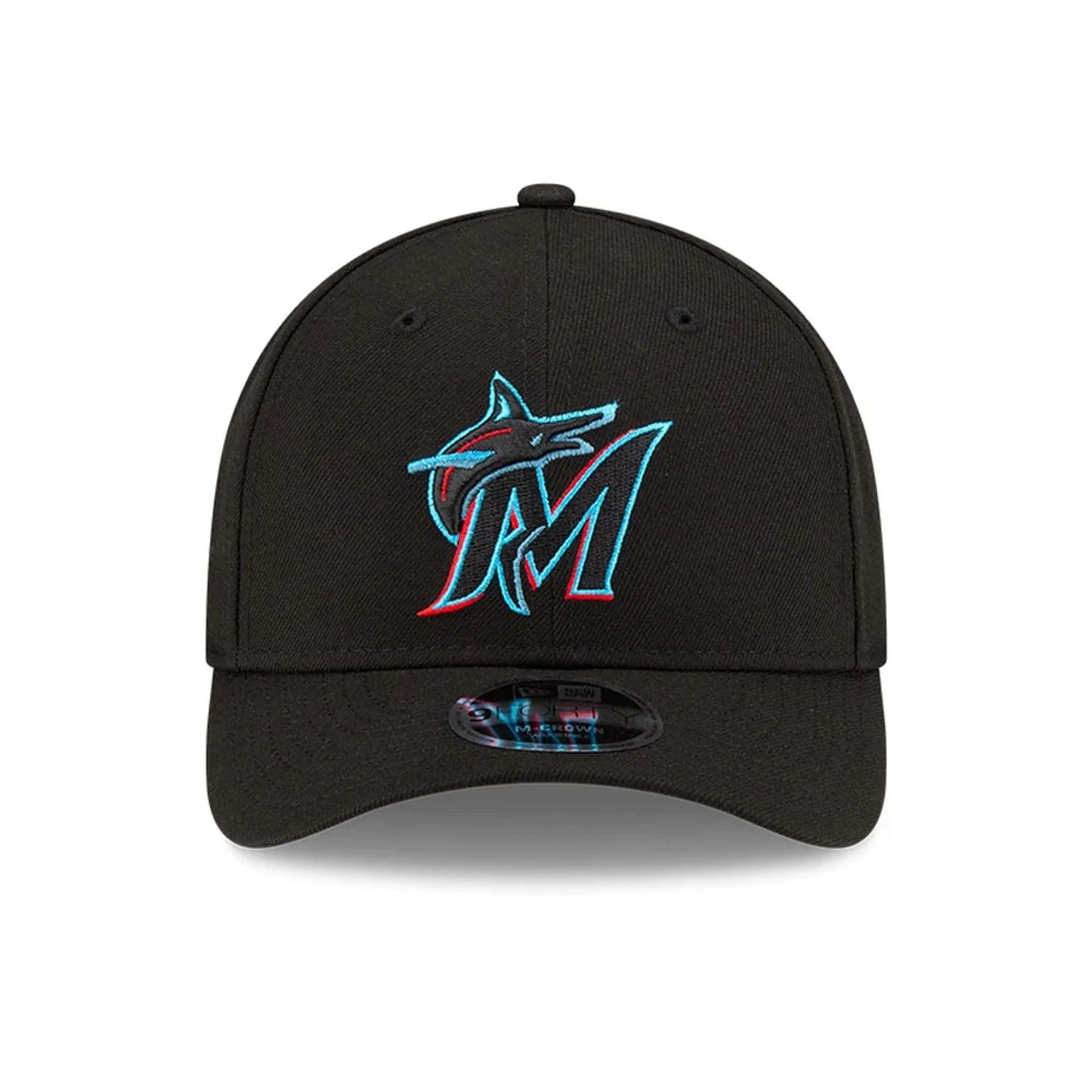 Miami Marlins MLB Player Replica Black 9FORTY M-Crown Adjustable Cap - Image 2