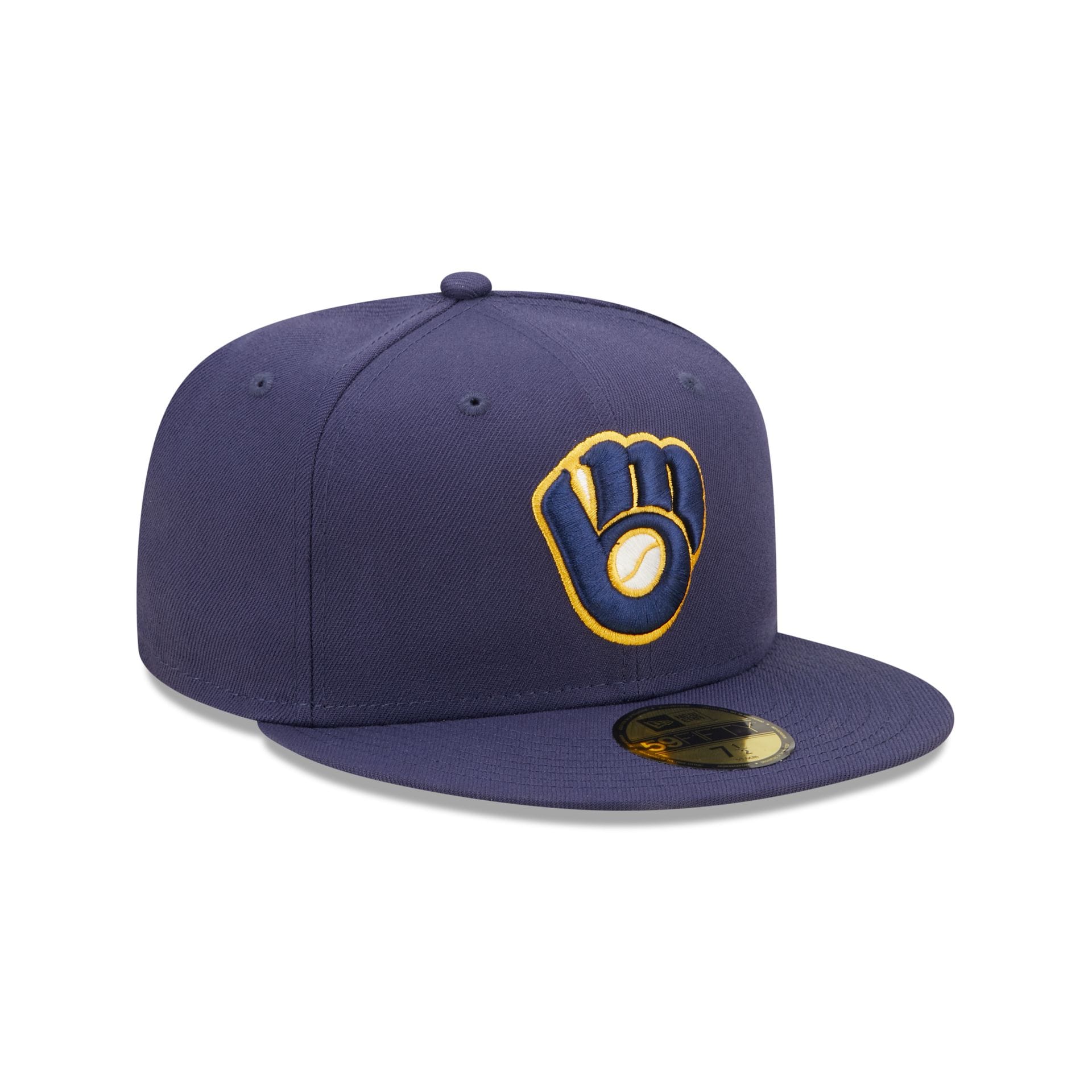 Milwaukee Brewers AC Perf Navy 59FIFTY Cap - Image 5