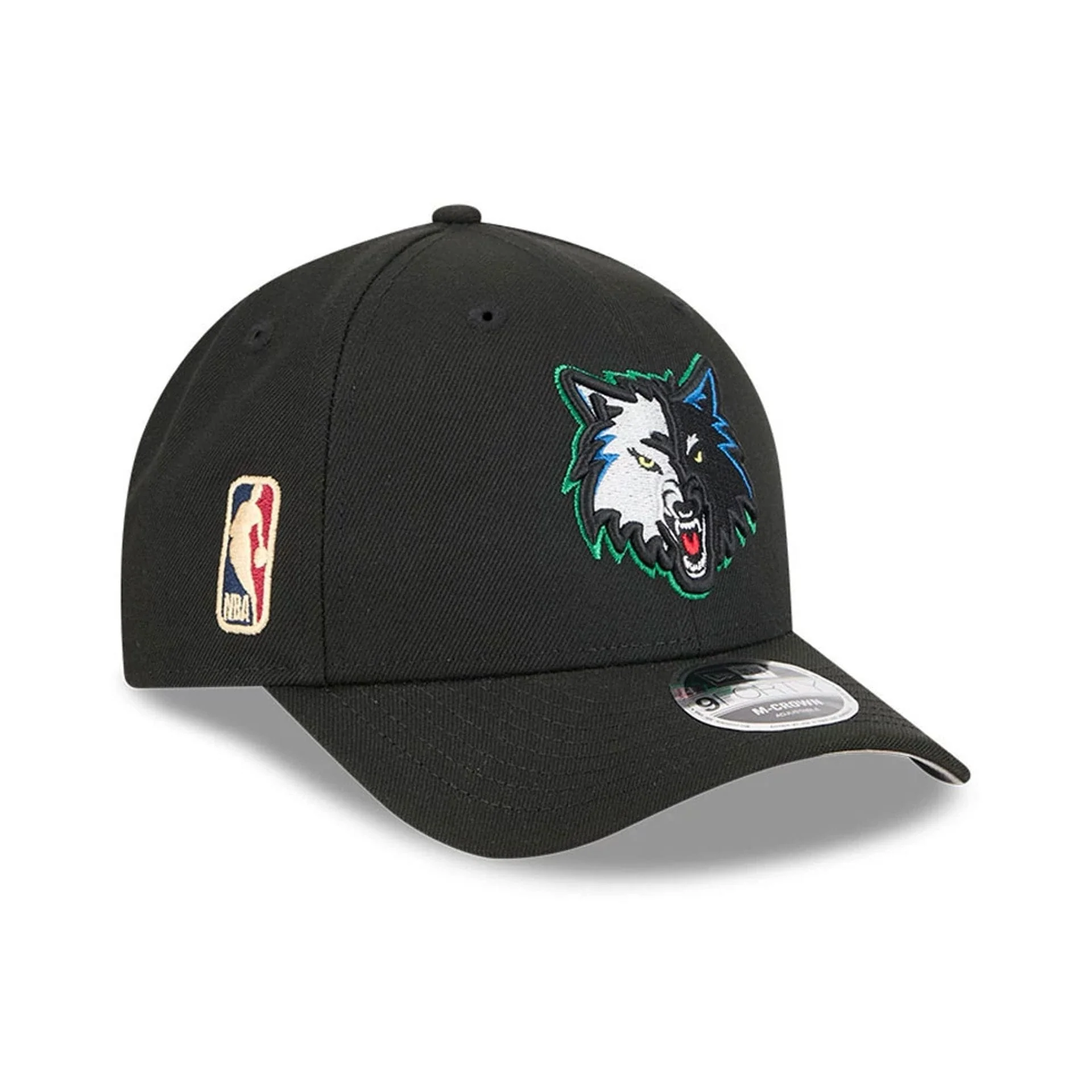 Minnesota Timberwolves NBA Classic Black 9FORTY M-Crown Adjustable Cap - Image 5