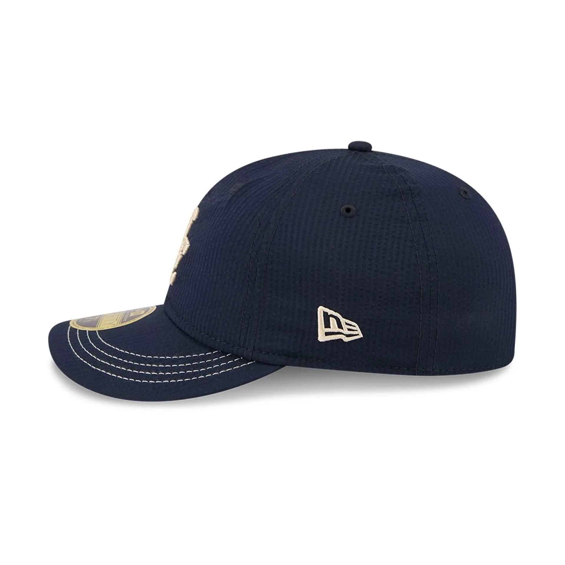 New Era 59FIFTY Day Seersucker Navy Retro Crown 59FIFTY Fitted Cap - Image 5