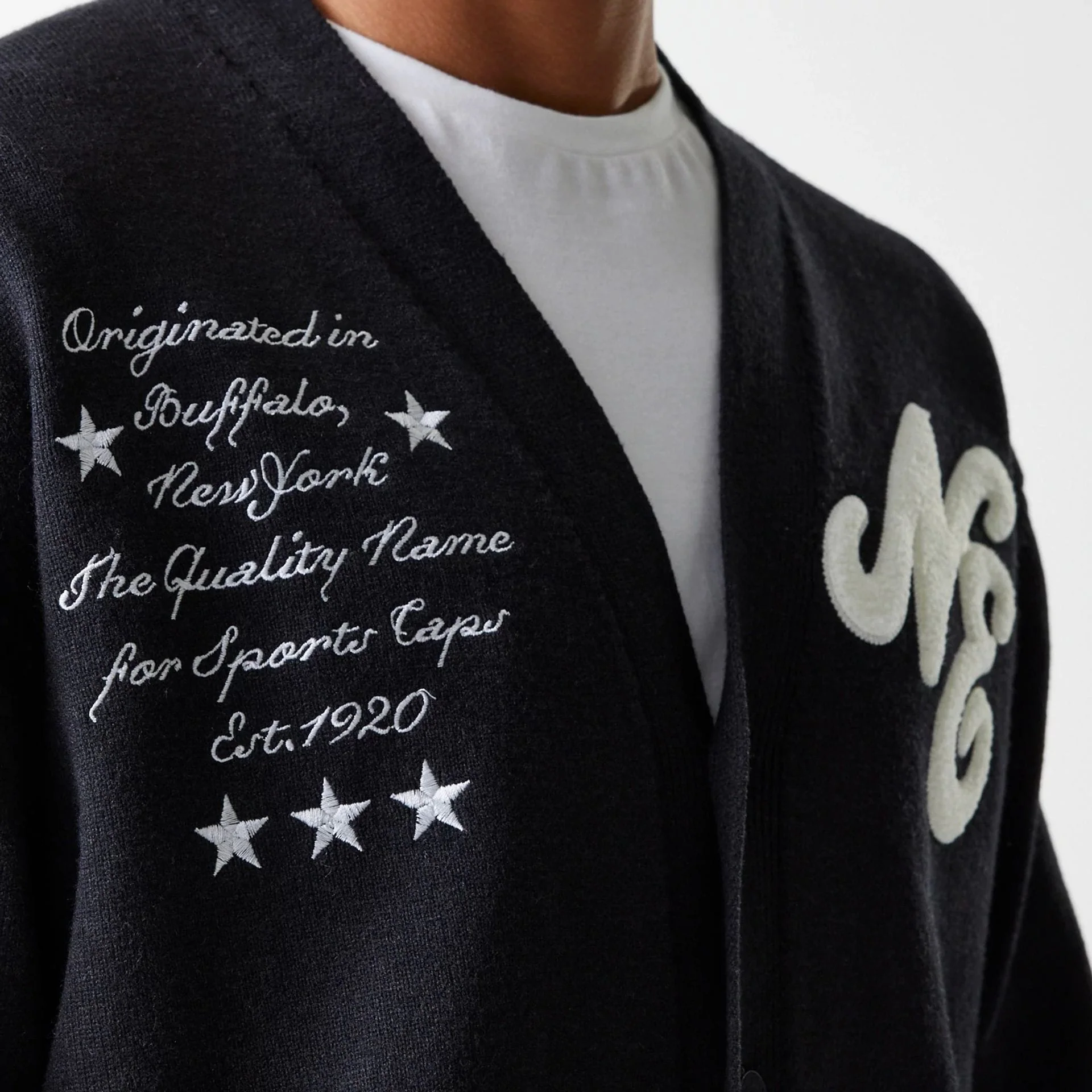 New Era Knit Black Cardigan - Image 6