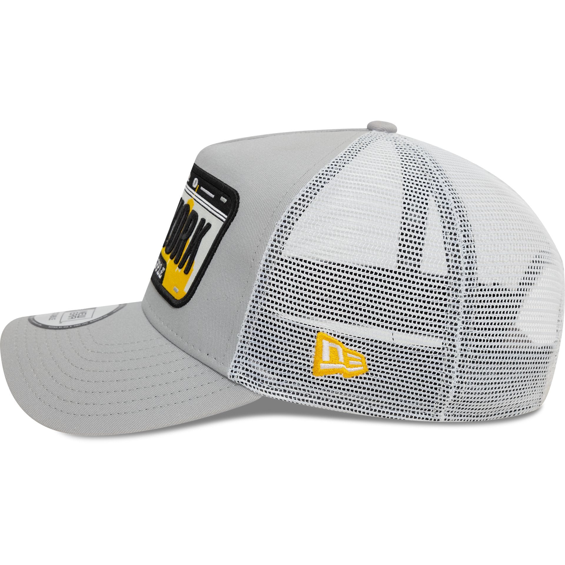New Era License Plate Grey 9FORTY E-Frame Adjustable Trucker Cap - Image 6
