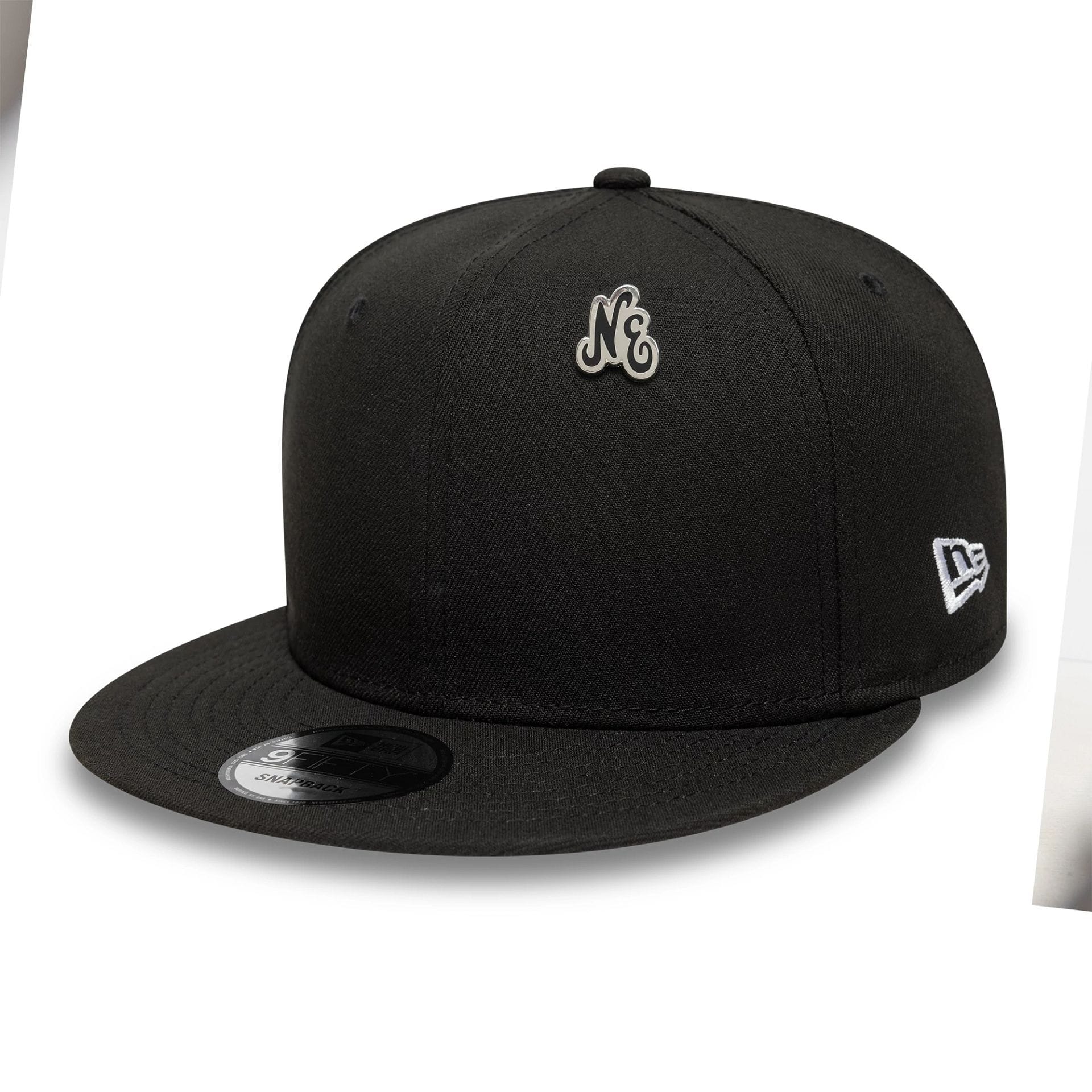 New Era Script Black Pin Badge - Image 2
