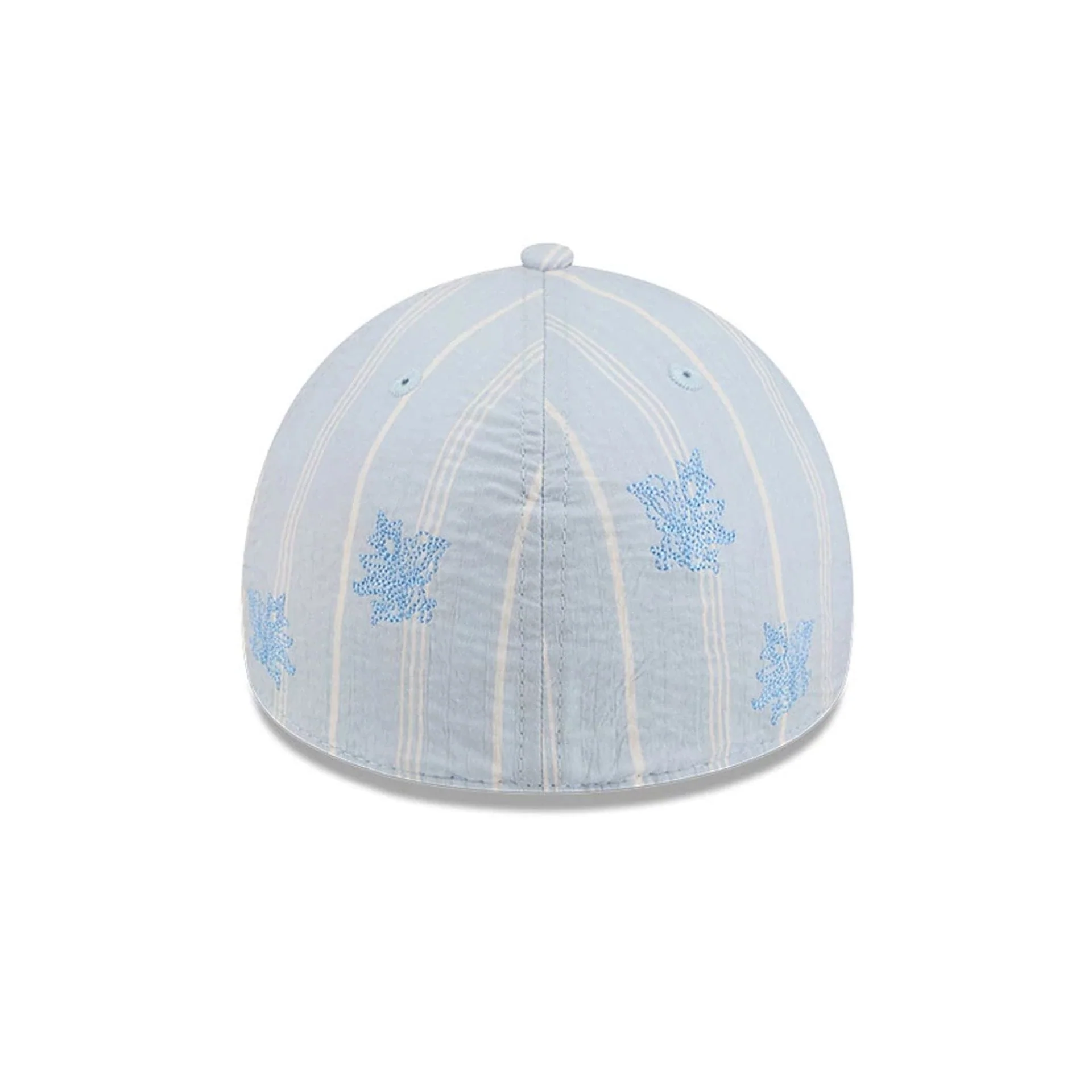 New Era Seersucker Pastel Blue 59FORTY A-Frame Fitted Cap - Image 7