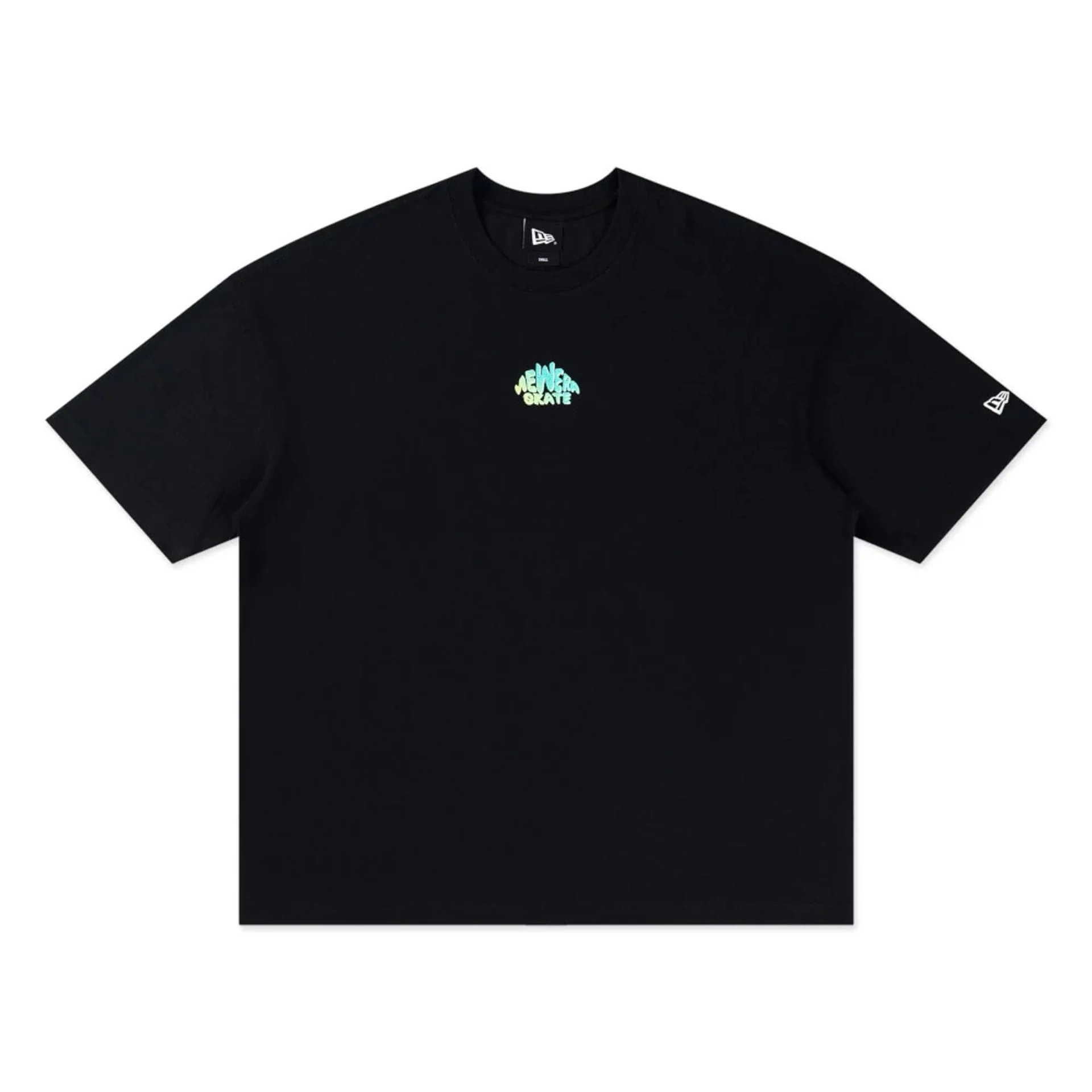 New Era Skate Is Life Graphic Black Oversized T-Shirt - Image 6
