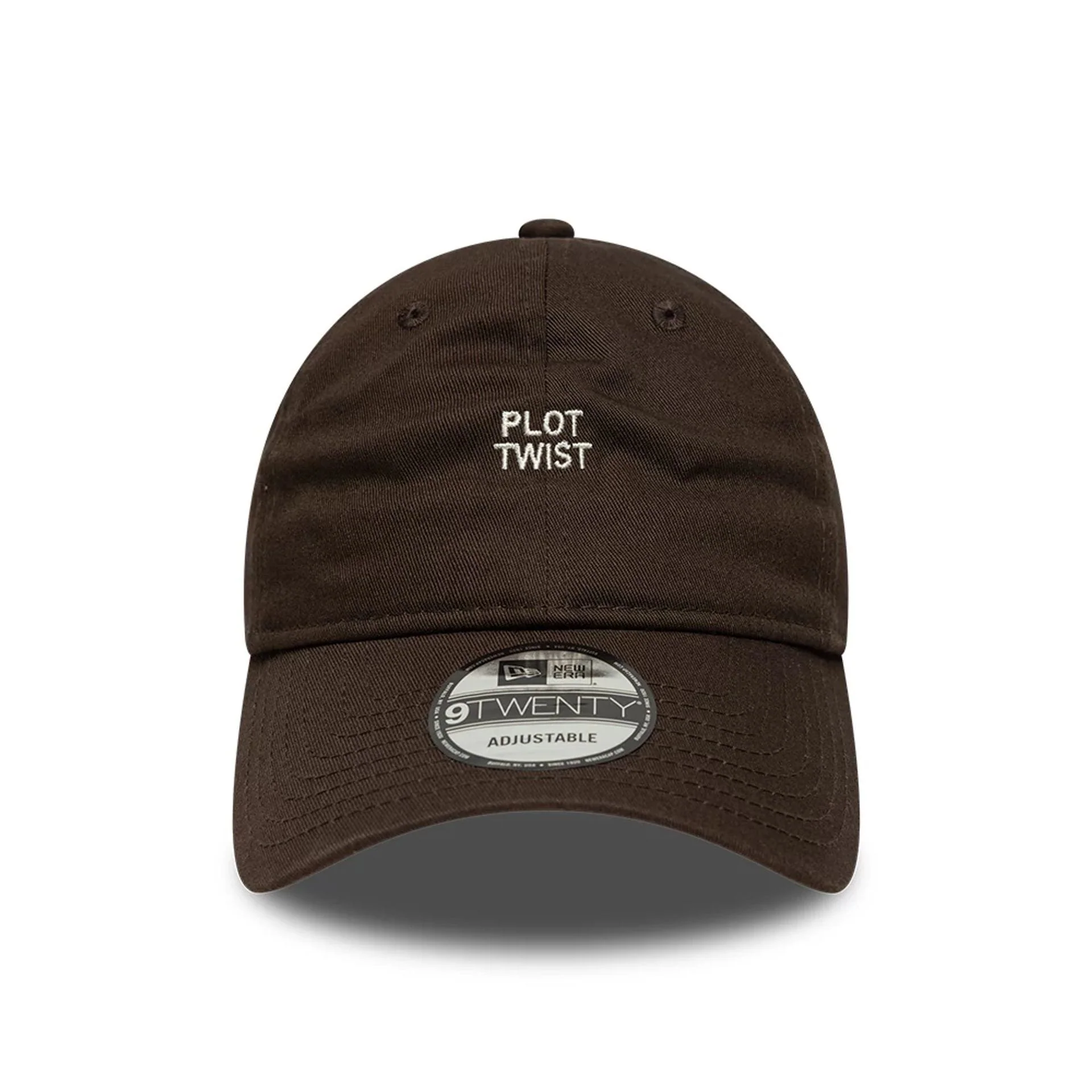 New Era Slogan Plot Twist Dark Brown 9TWENTY Adjustable Cap - Image 2