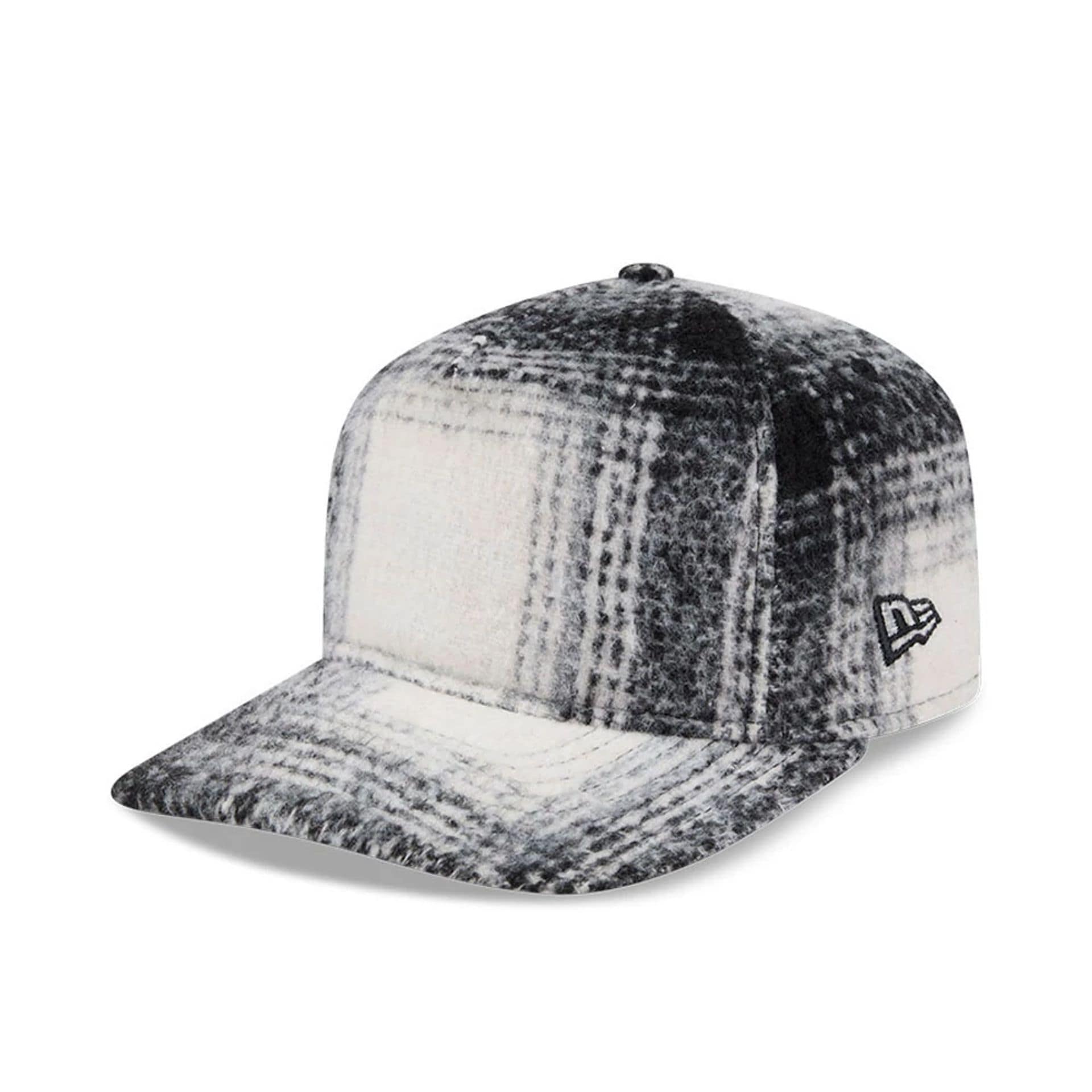 New Era White & Black Plaid 19TWENTY Adjustable Cap