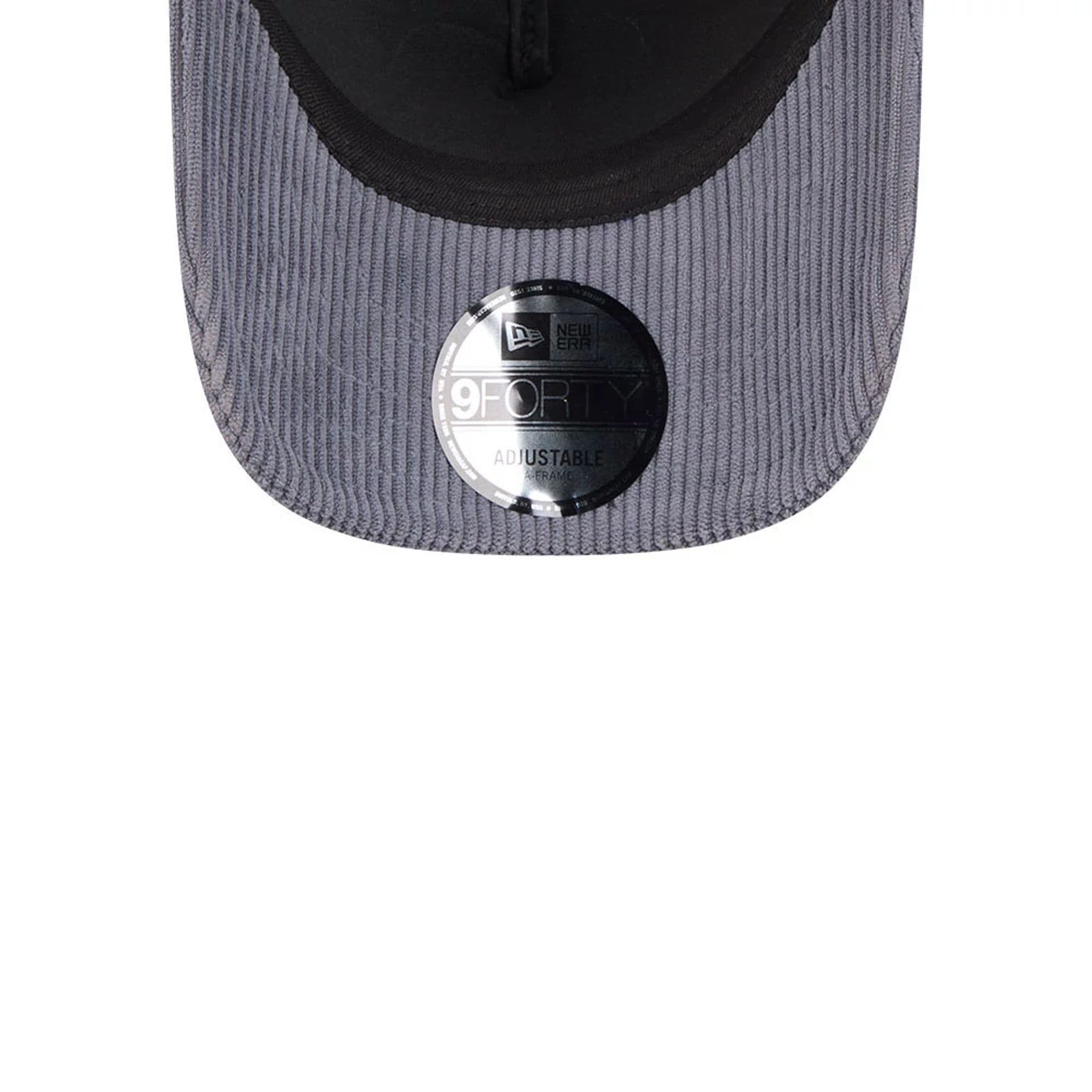 New Era Wide Cord Dark Blue 9FORTY A-Frame Trucker Adjustable Cap - Image 7