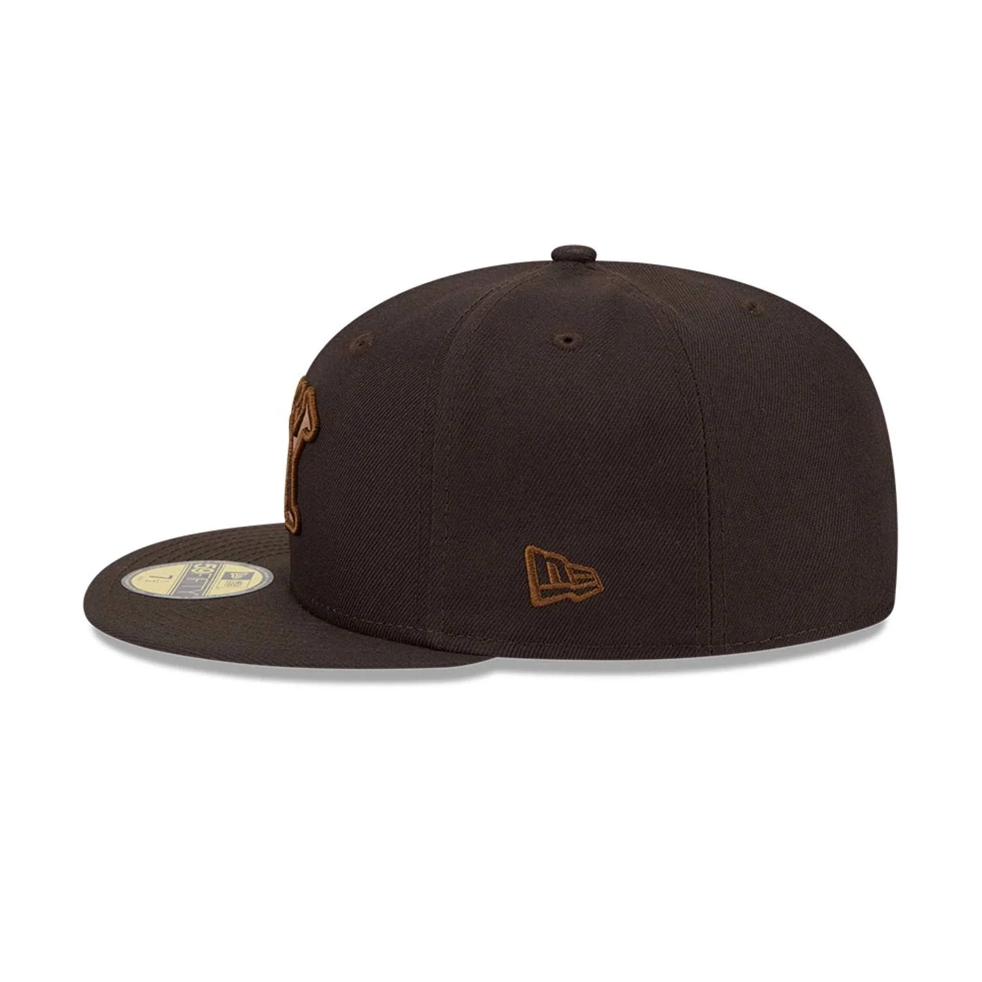 New York Black Yankees MLB Negro League Dark Brown 59FIFTY Fitted Cap - Image 7