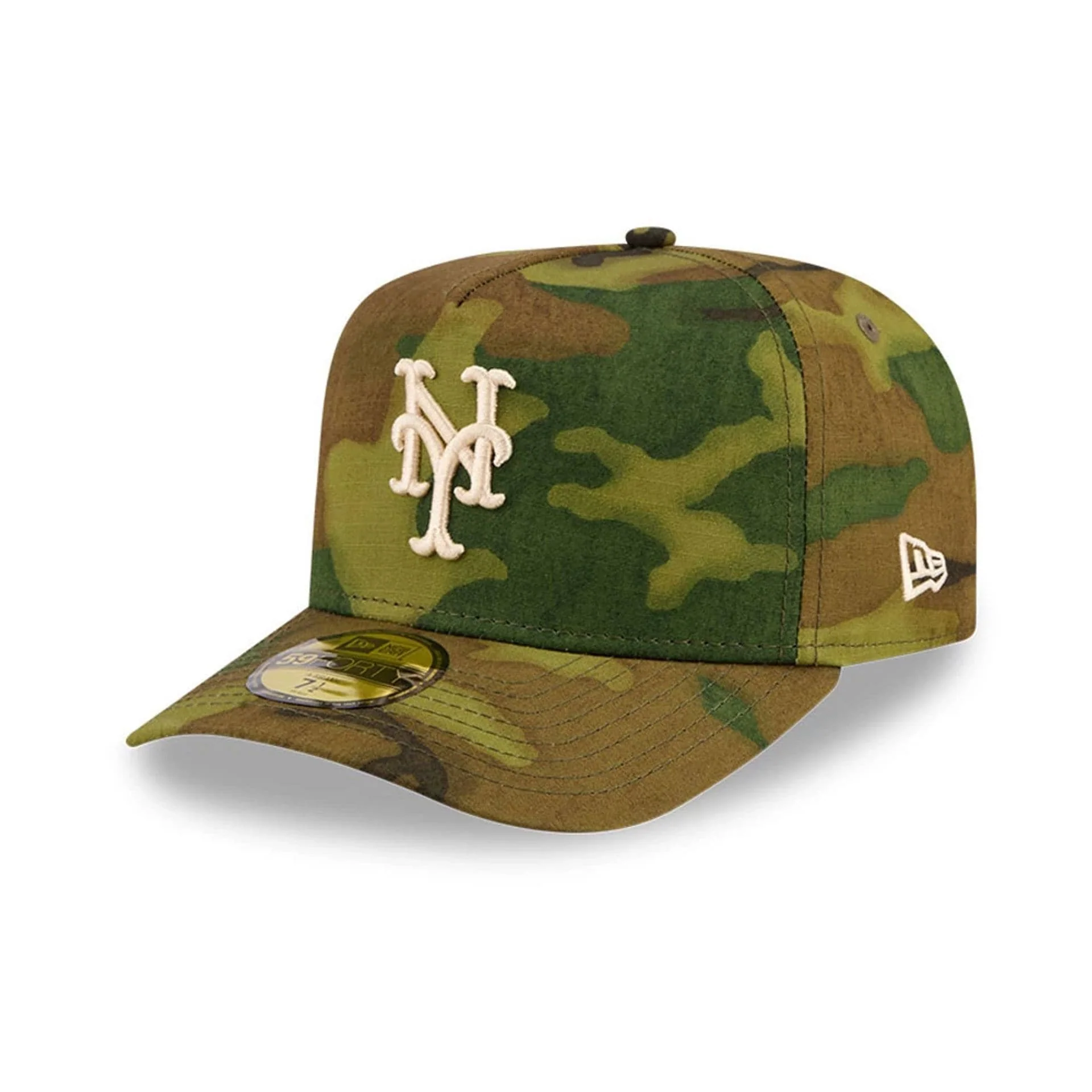 New York Mets MLB Ripstop Camo 59FORTY A-Frame Fitted Cap