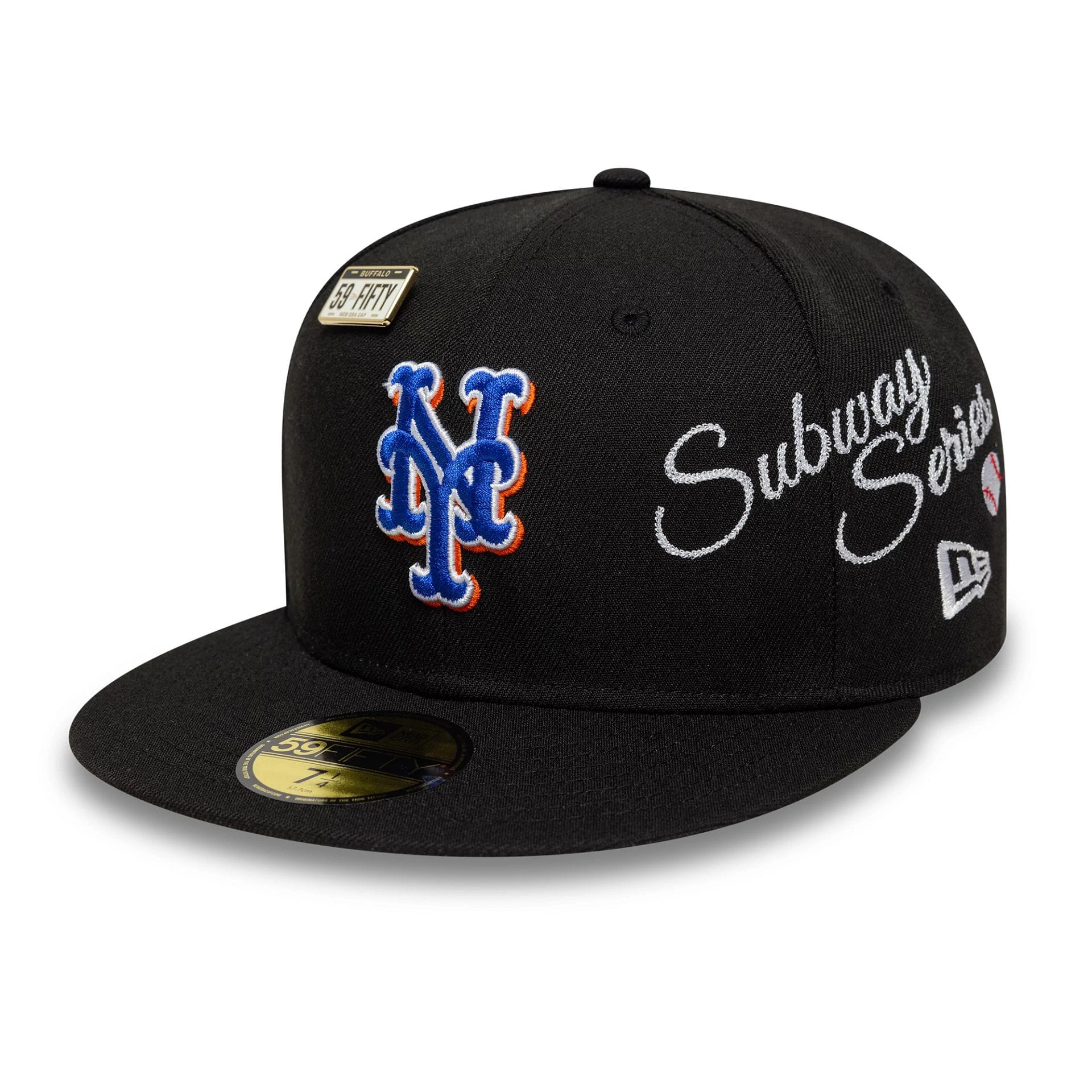 New York Mets MLB Subway Series Black 59FIFTY Fitted Cap - Image 3