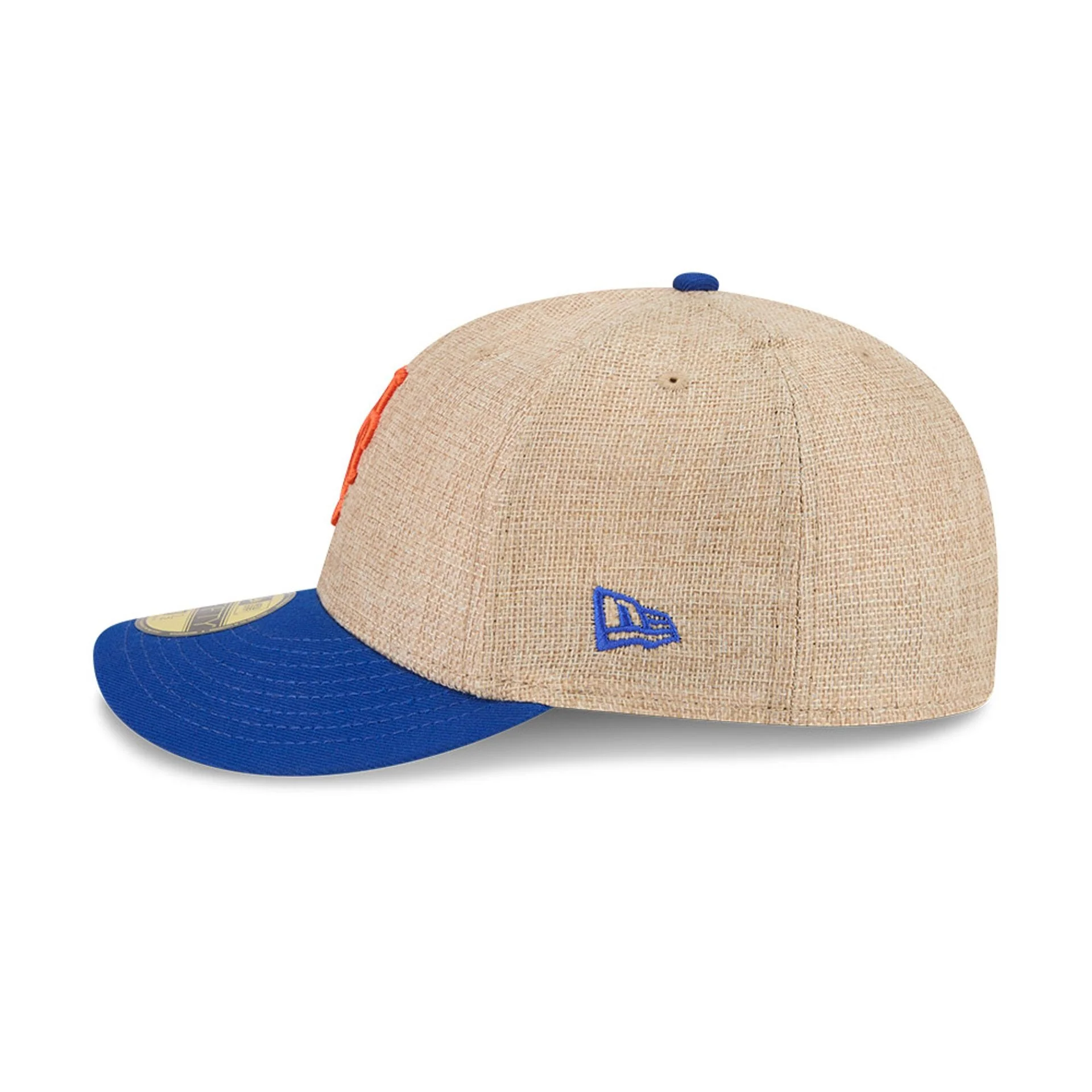 New York Mets MLB Twine Blue 59FIFTY Fitted Cap - Image 5