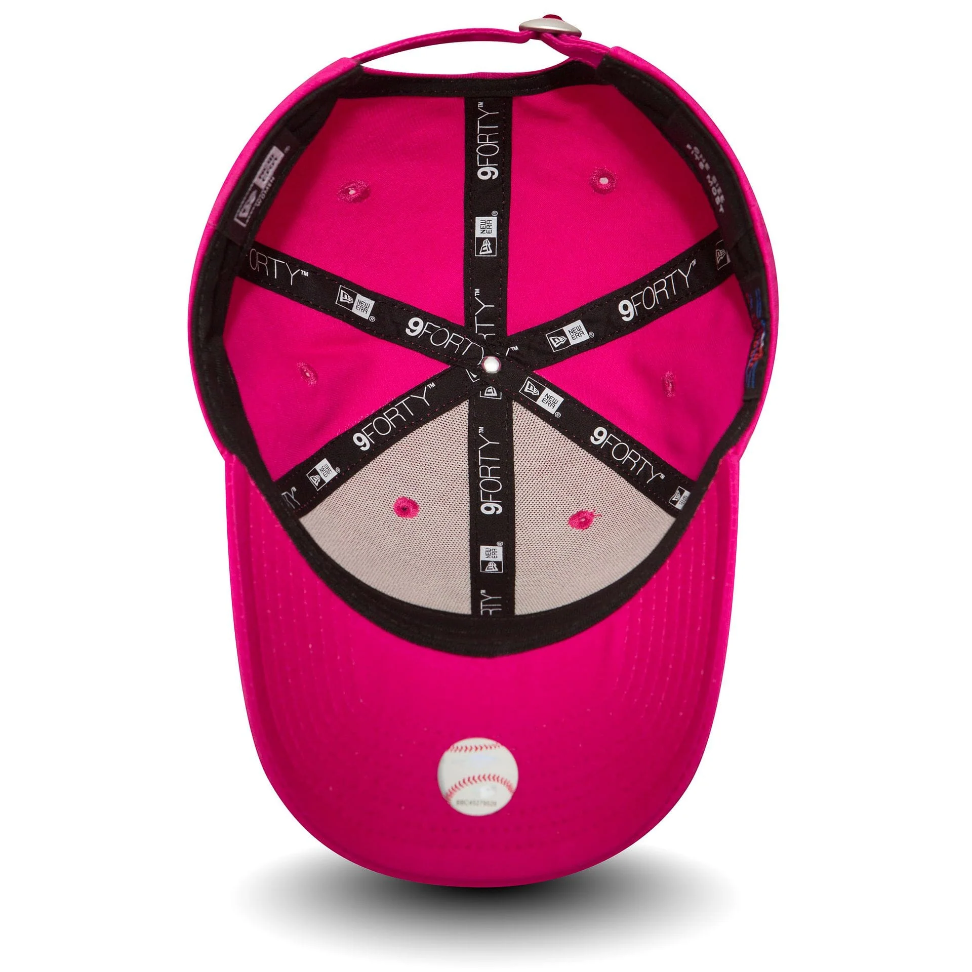 New York Yankees Essential Womens Bright Pink 9FORTY Cap - Image 2