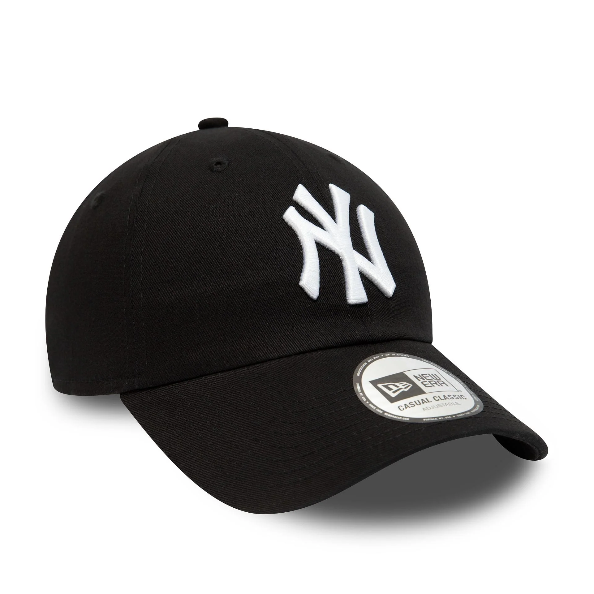 New York Yankees League Essential White On Black 9TWENTY Adjustable Cap - Image 3