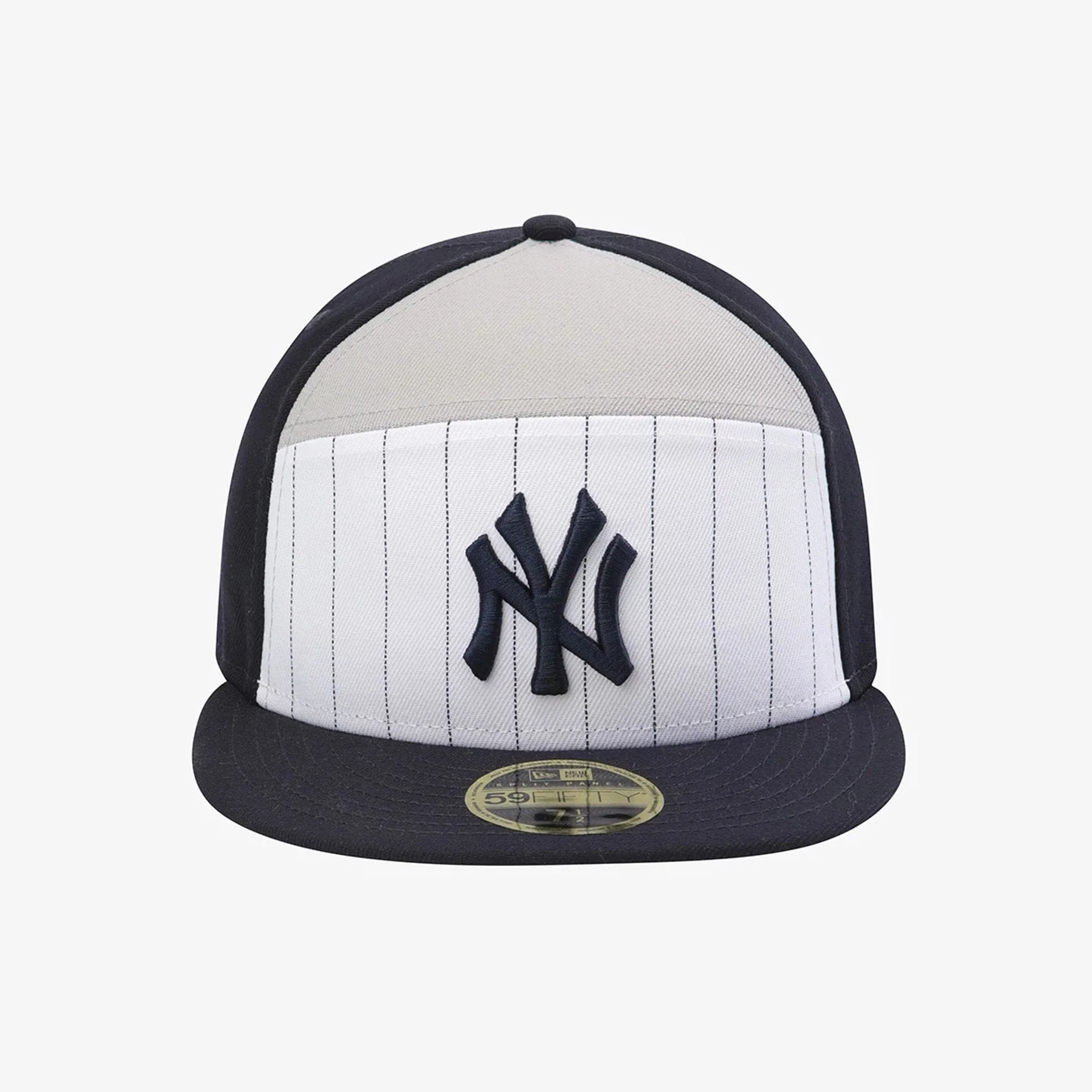 New York Yankees MLB 59FIFTY Day Navy Split Panel 59FIFTY Fitted Cap - Image 2