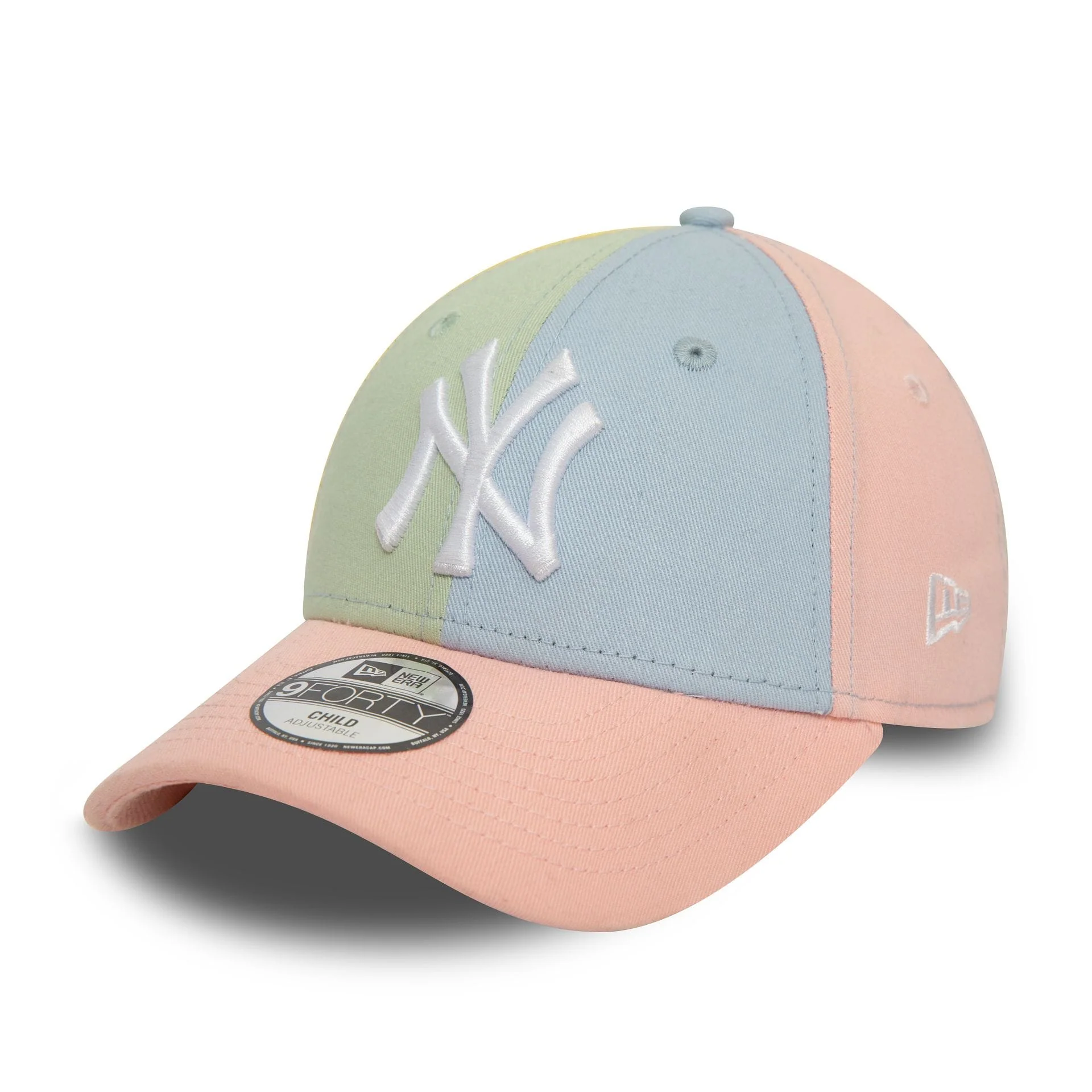 New York Yankees MLB Block Pink 9FORTY Adjustable Cap