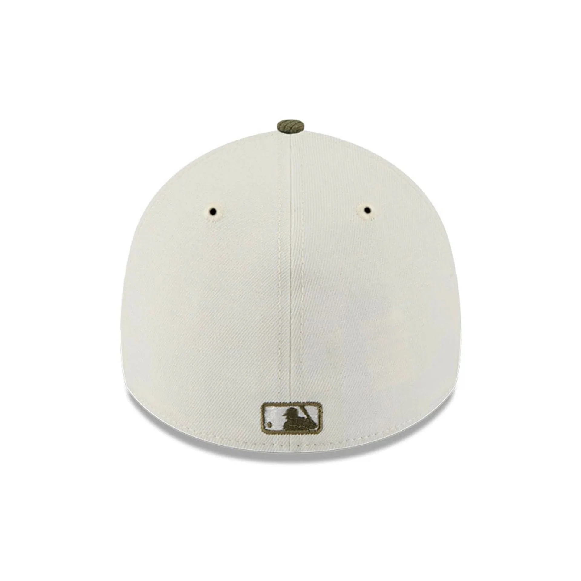 New York Yankees MLB Camo Visor Cream 39THIRTY A-Frame Stretch Fit Cap - Image 7