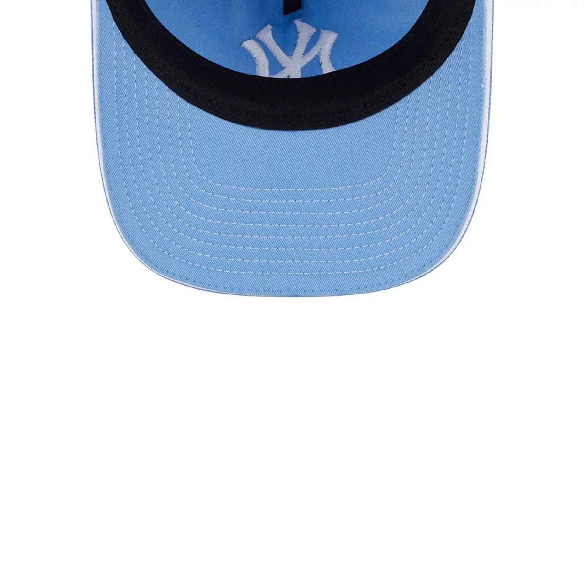 New York Yankees MLB Contrast Pastel Blue 9TWENTY A-Frame Adjustable Cap - Image 7