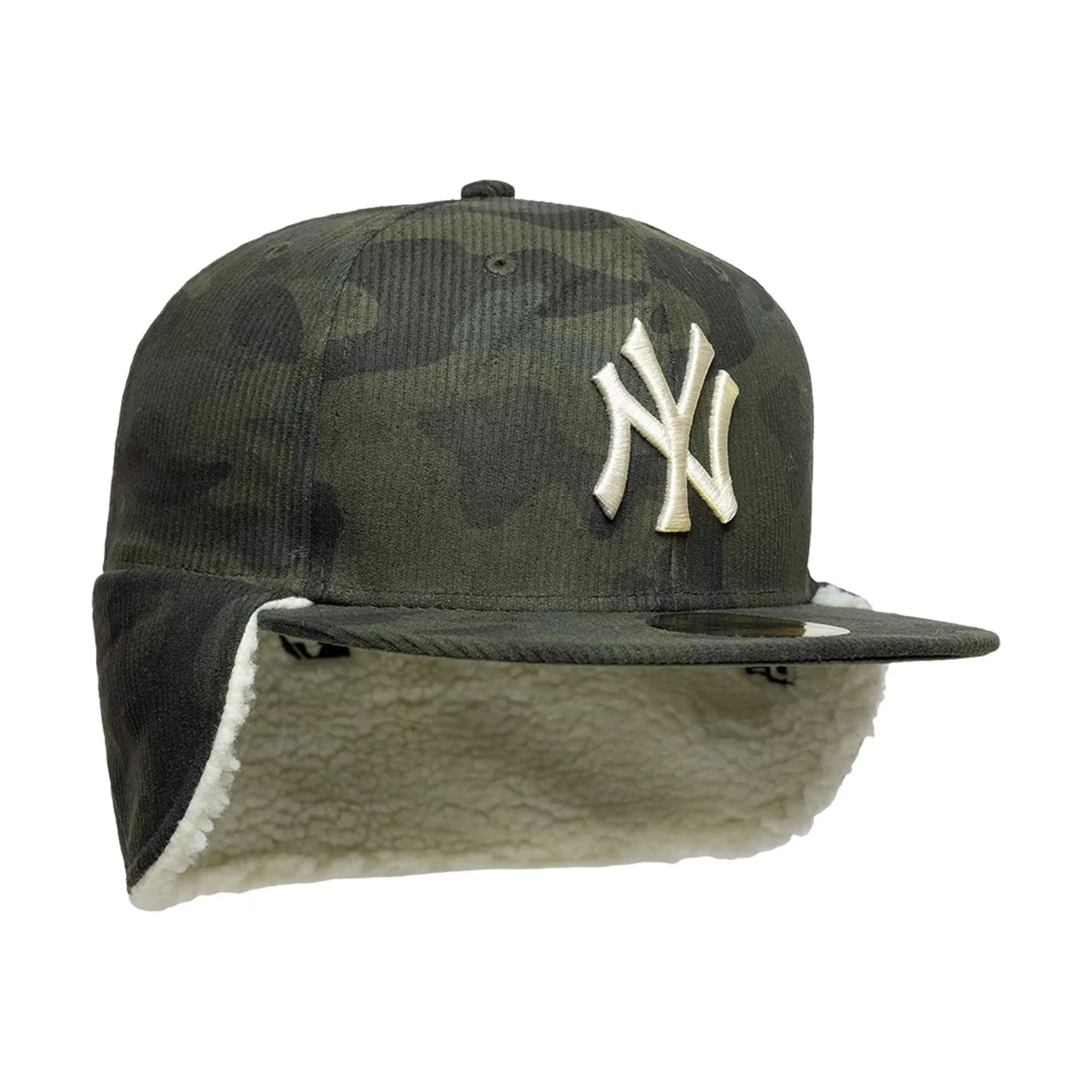 New York Yankees MLB Cord Green Downflap 59FIFTY Fitted Cap - Image 7