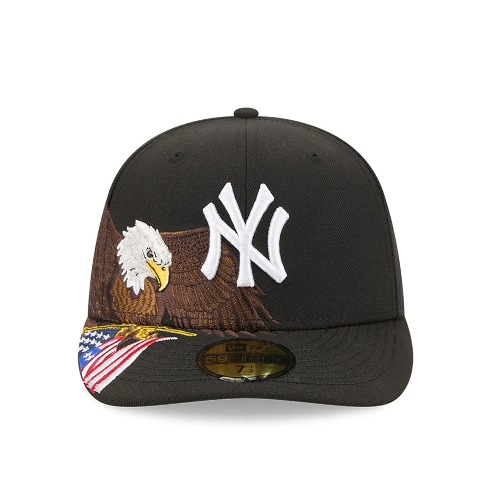 New York Yankees MLB Eagle Black 59FIFTY Fitted Cap - Image 3