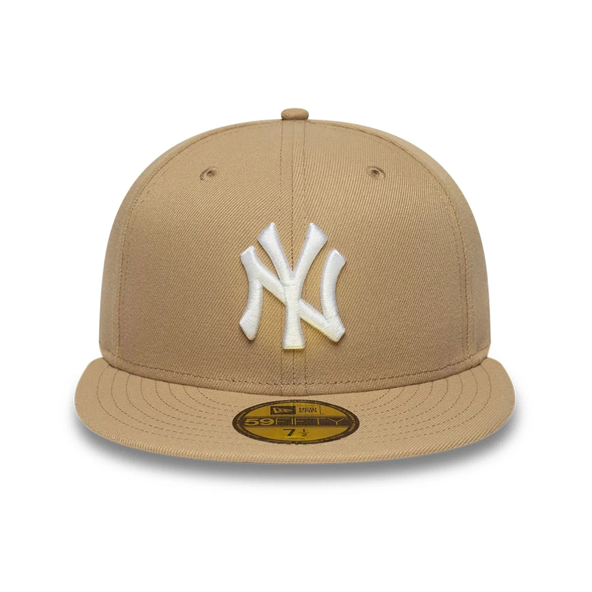New York Yankees MLB League Essential Light Beige 59FIFTY Fitted Cap - Image 2