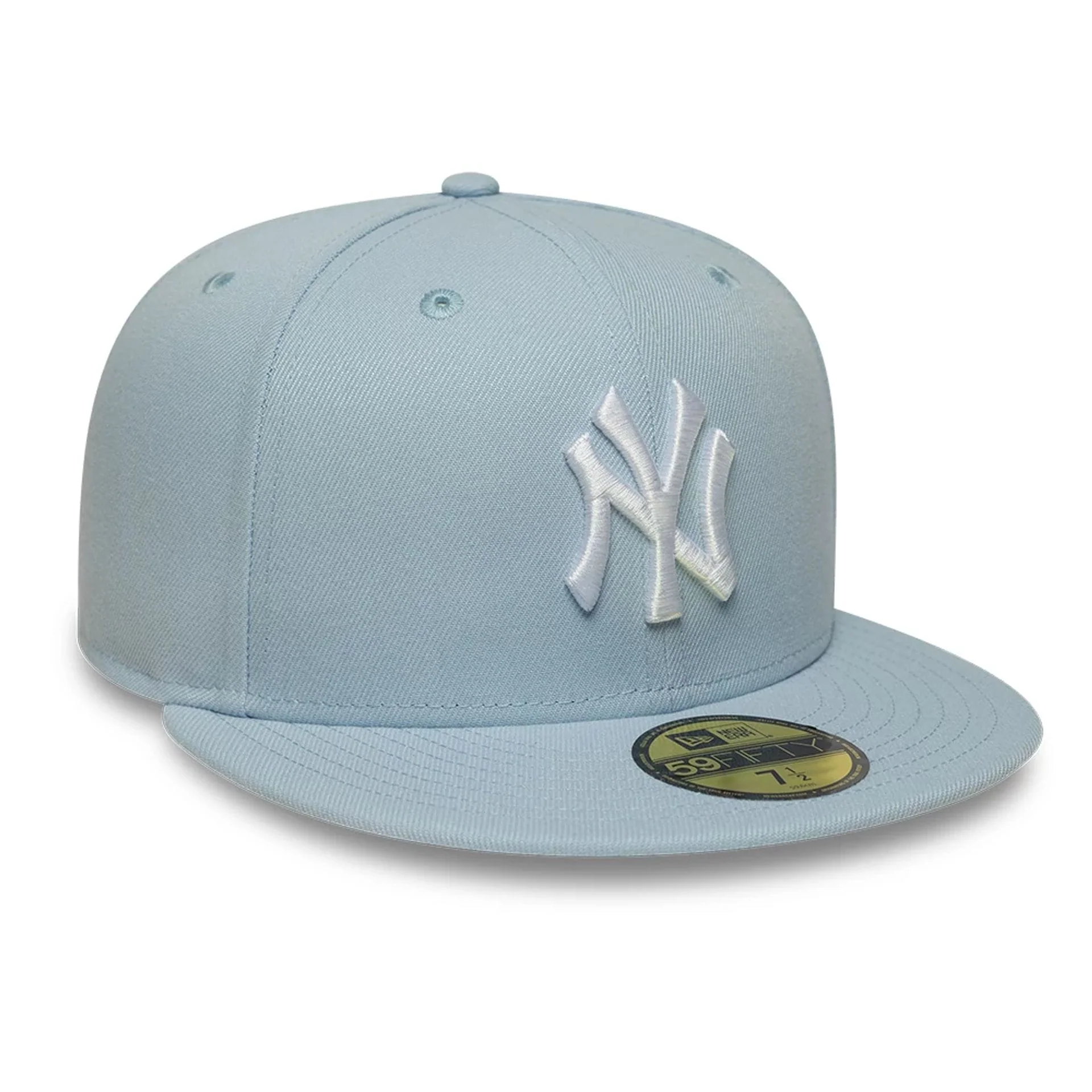 New York Yankees MLB League Essential Pastel Blue 59FIFTY Fitted Cap - Image 3