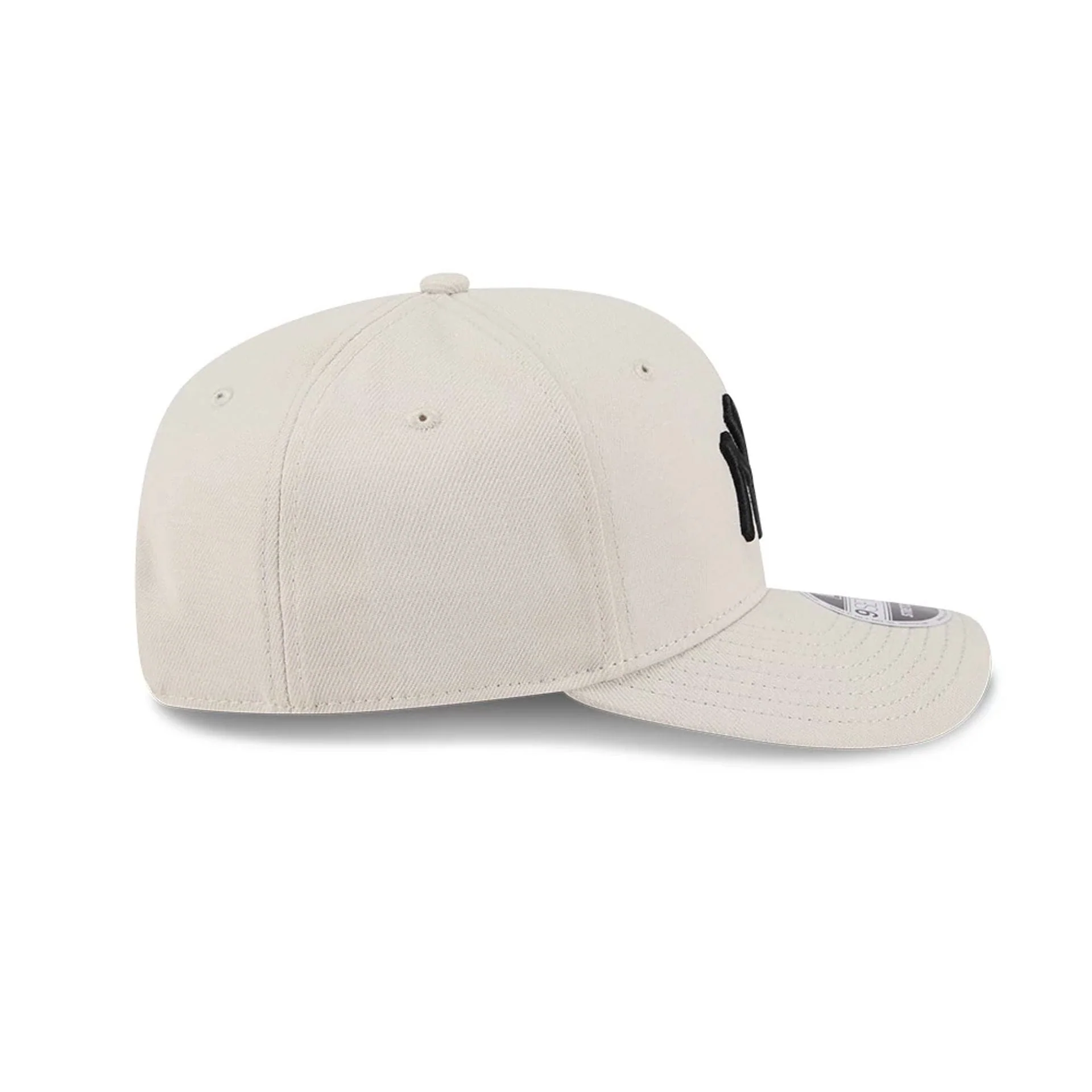 New York Yankees MLB Light Beige 9SEVENTY Stretch Snap Adjustable Cap - Image 6