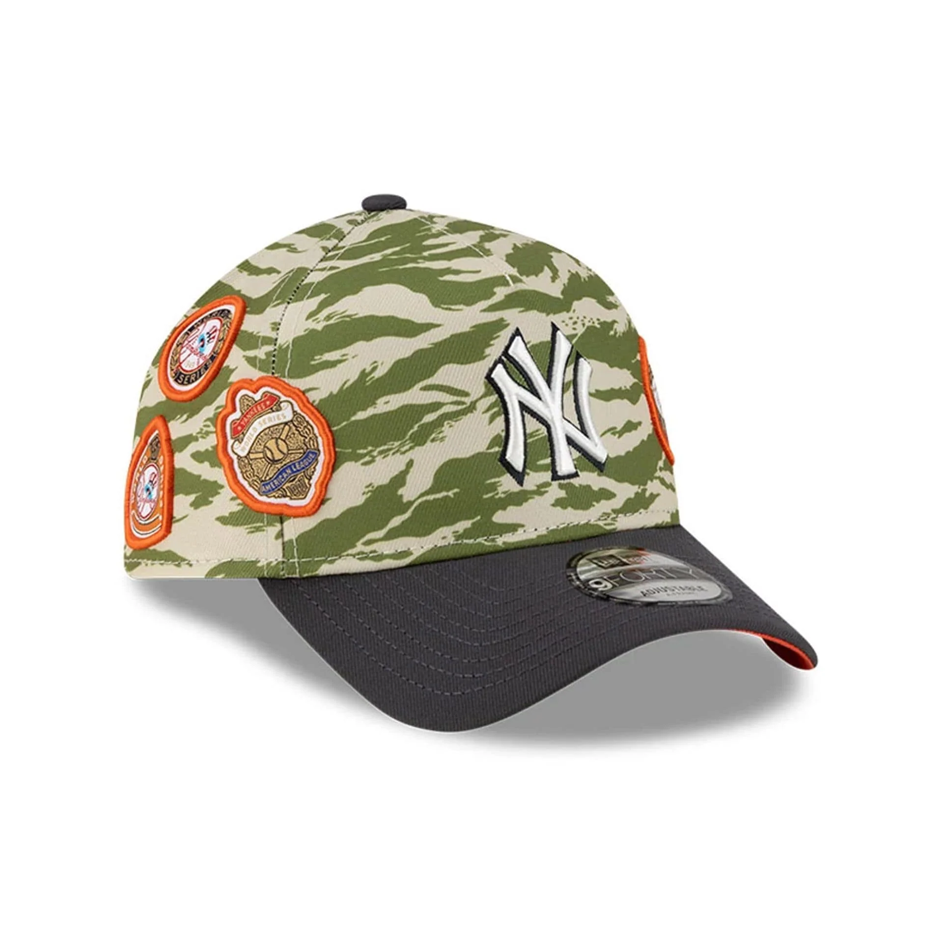 New York Yankees MLB Tiger Camo Green 9FORTY A-Frame Cap