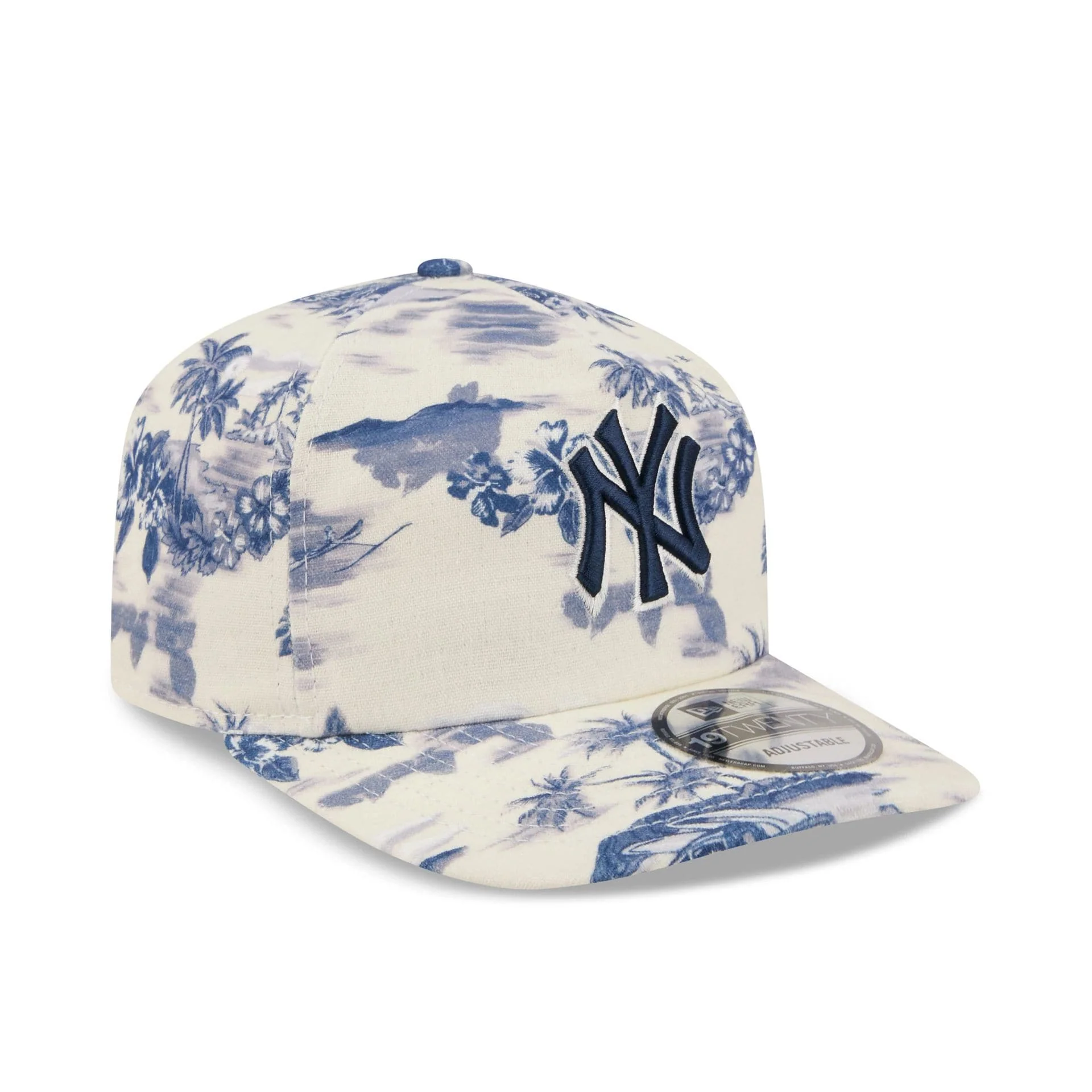 New York Yankees MLB Tropics Navy 19TWENTY Adjustable Cap - Image 3