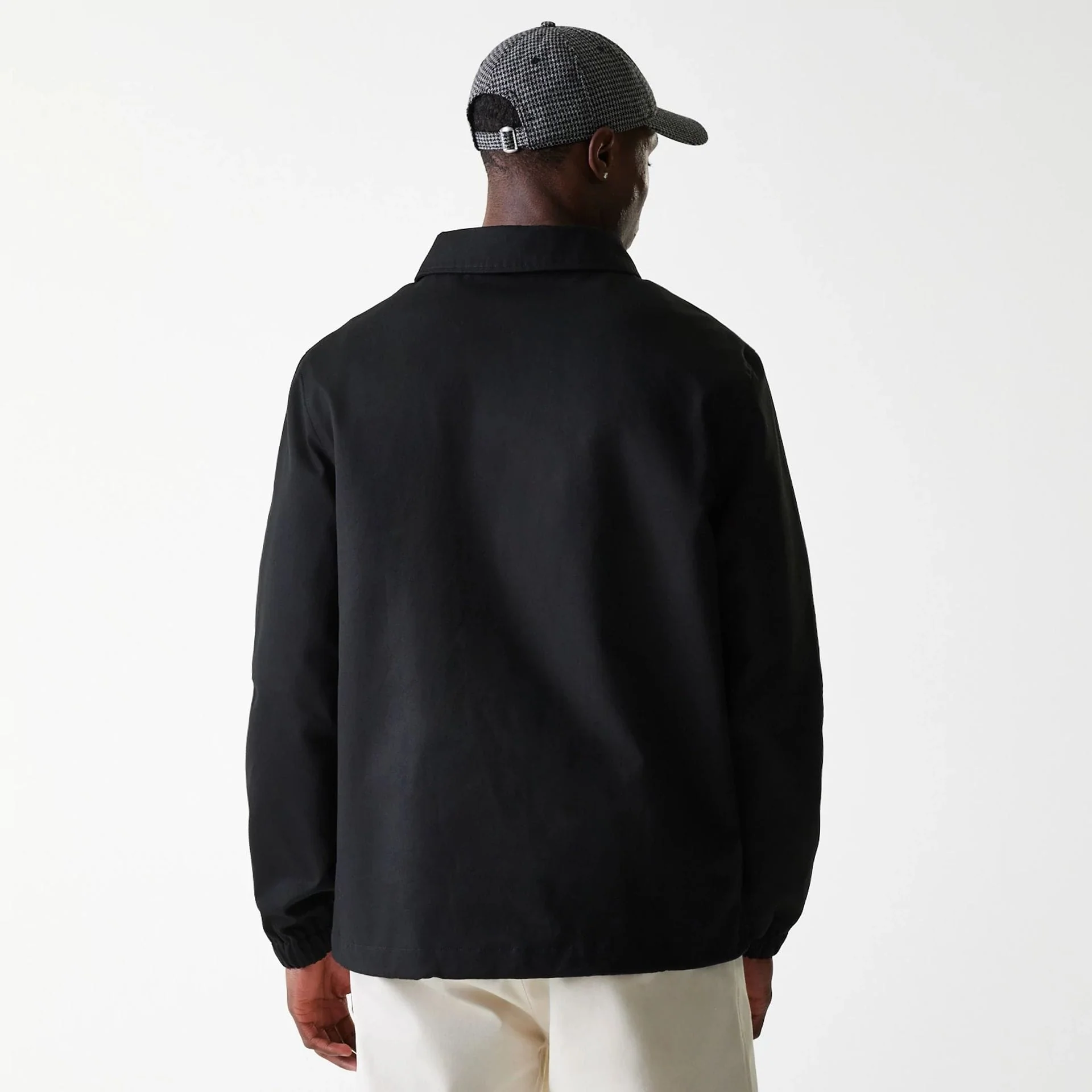 New York Yankees MLB Twill Black Coaches Jacket - Image 2