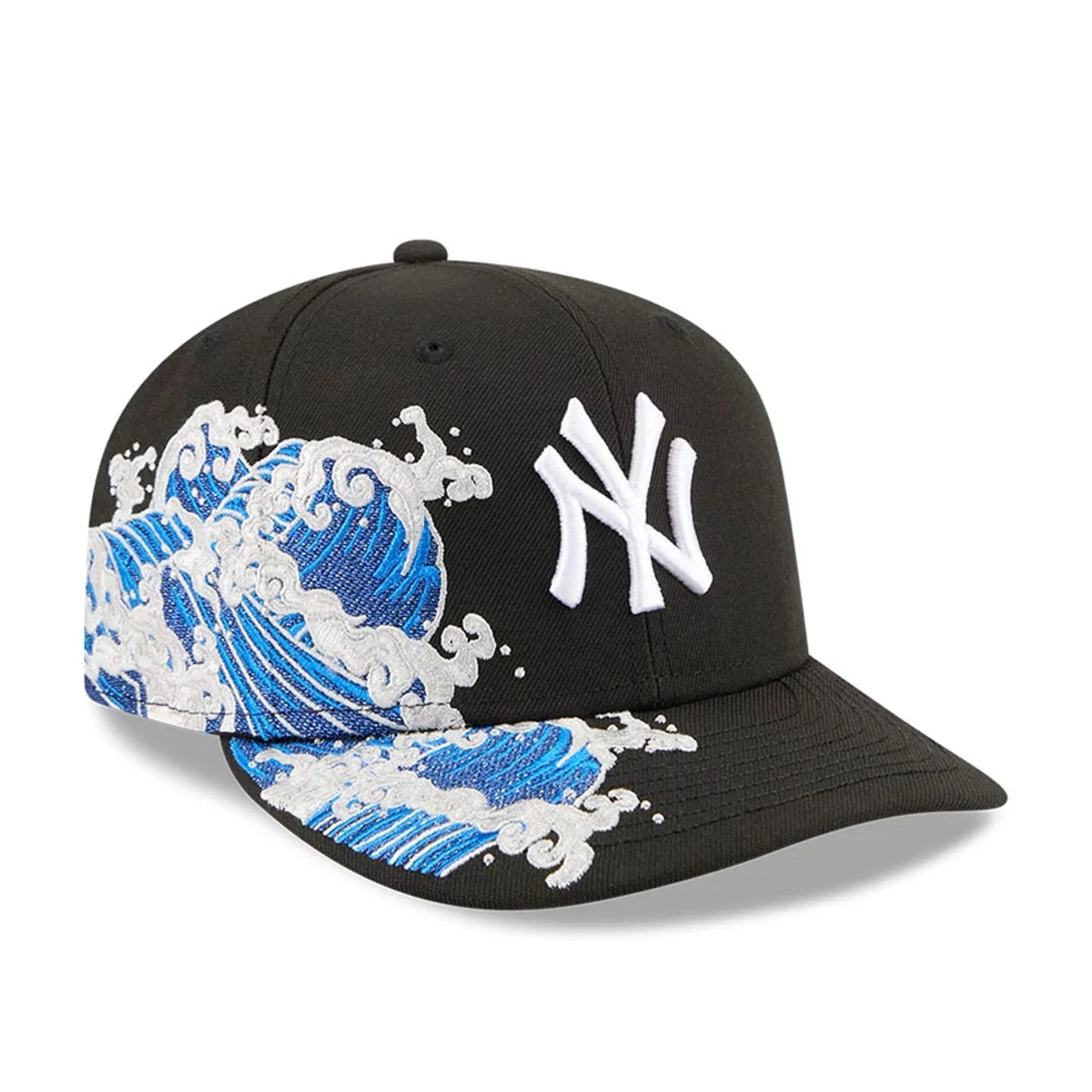 New York Yankees MLB Vissurf Black 59FIFTY Fitted Cap