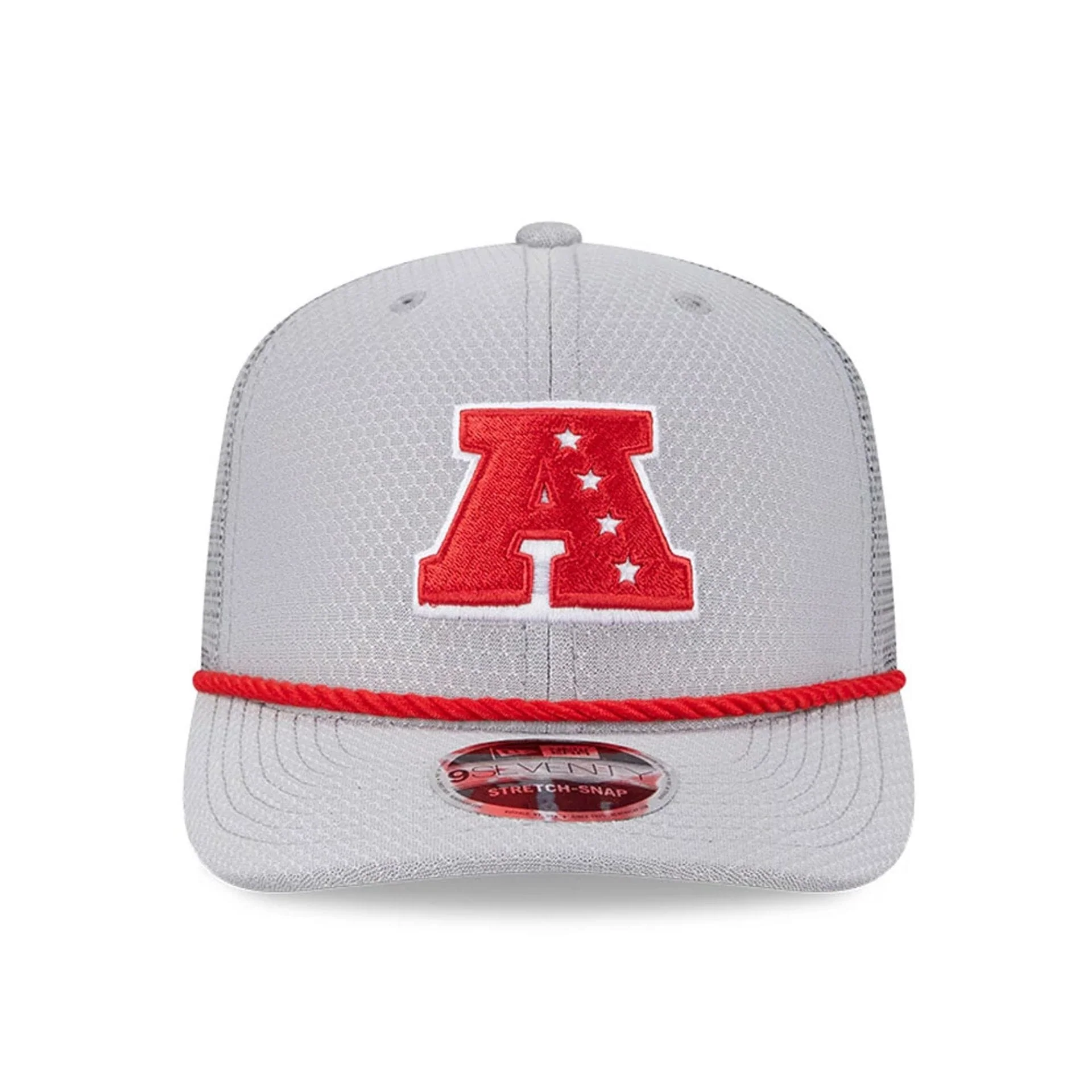 NFL Pro Bowl 2025 AFC Logo Grey 9SEVENTY Trucker Stretch Snap Cap - Image 2