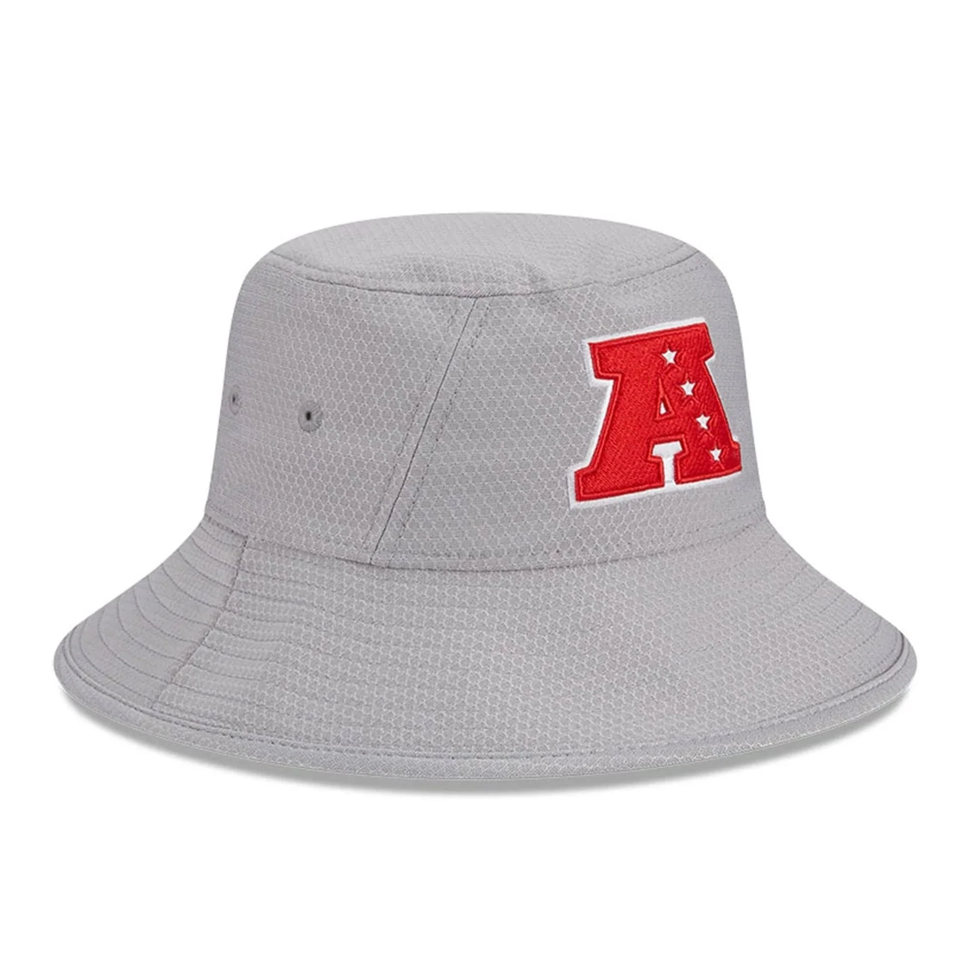 NFL Pro Bowl 2025 AFC Logo Grey Stretch Bucket Hat - Image 3