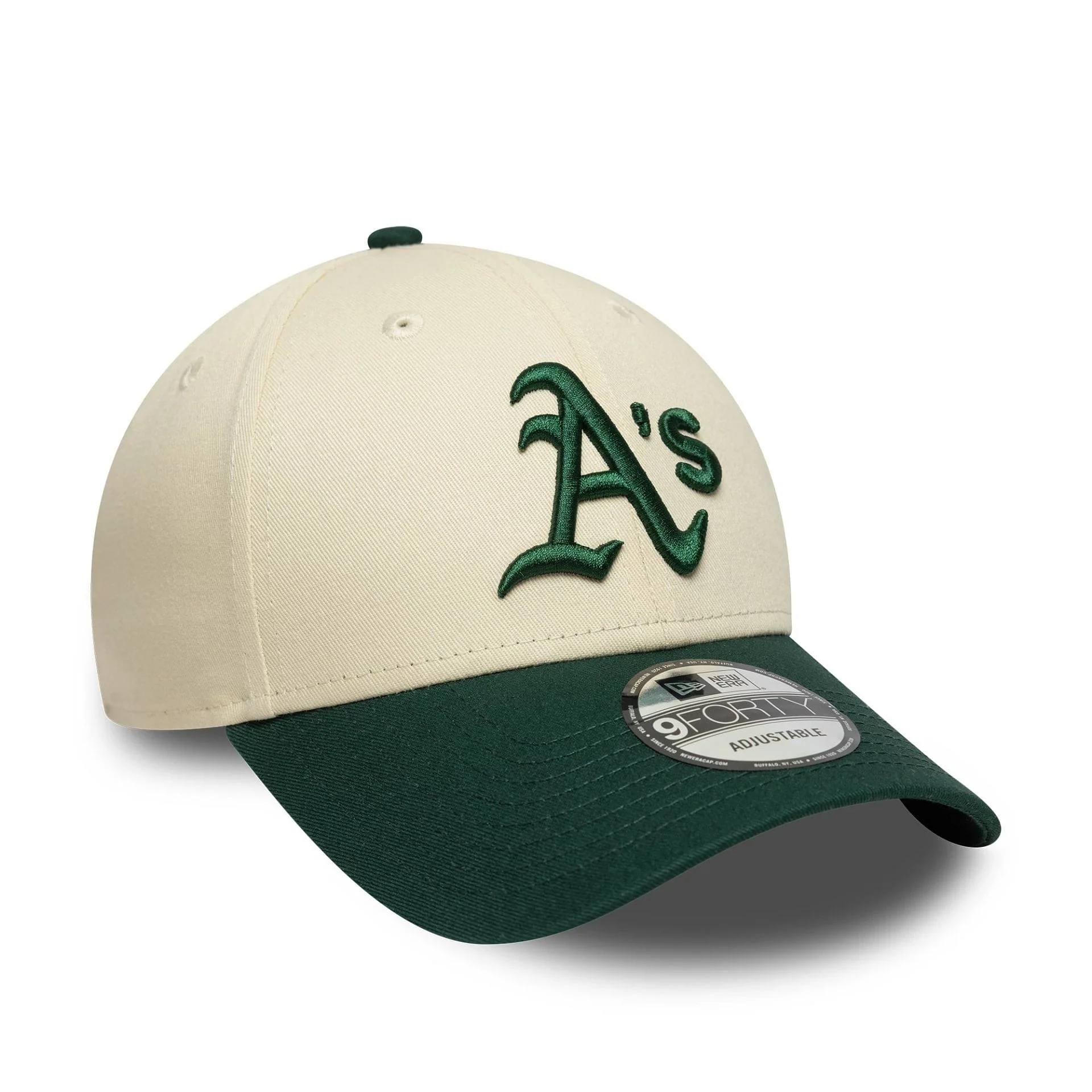 Oakland Athletics Colour Block Cream 9FORTY Adjustable Cap - Image 3