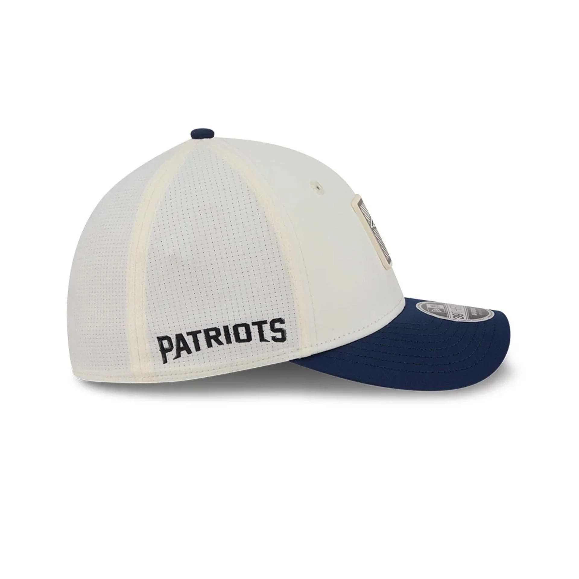 Patriots NFL Training 2026 White 39THIRTY M-Crown Stretch Fit Cap - Image 4