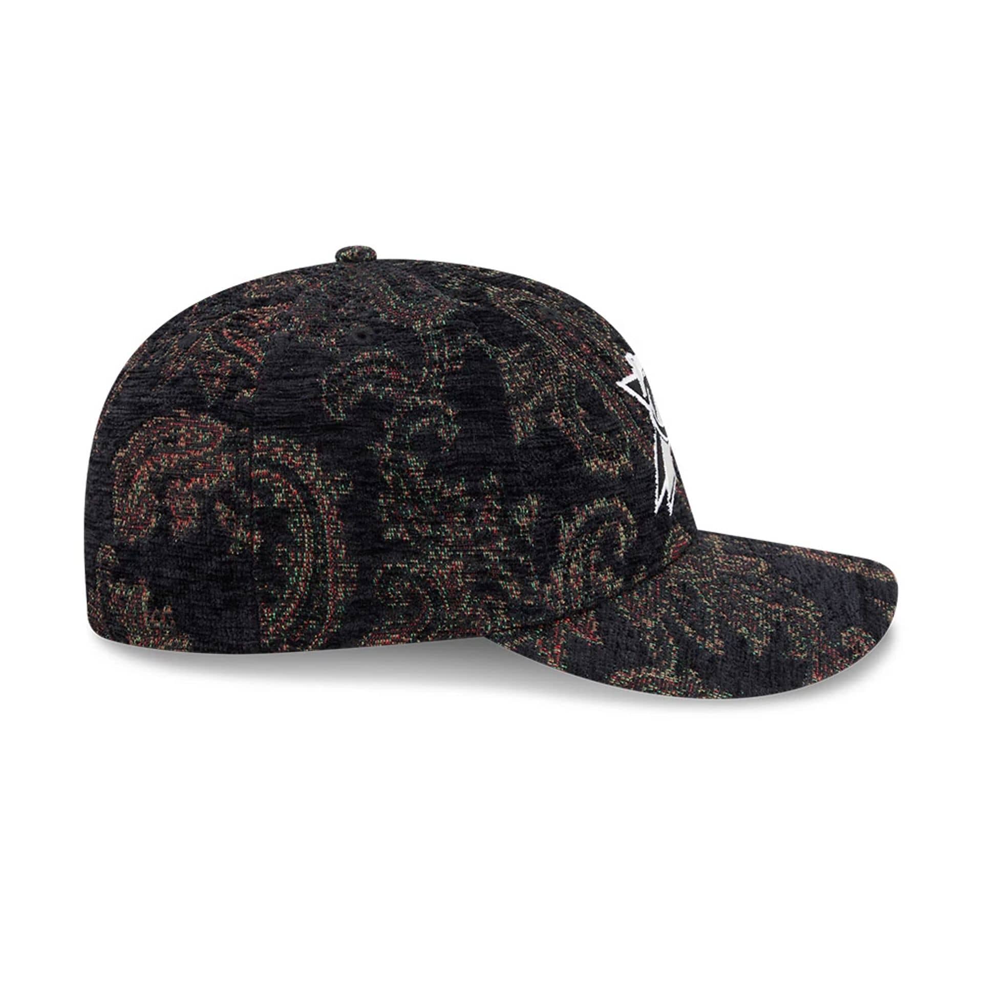 Philadelphia 76ers NBA Jacquard Chenille Black 59FIFTY Fitted Cap - Image 7