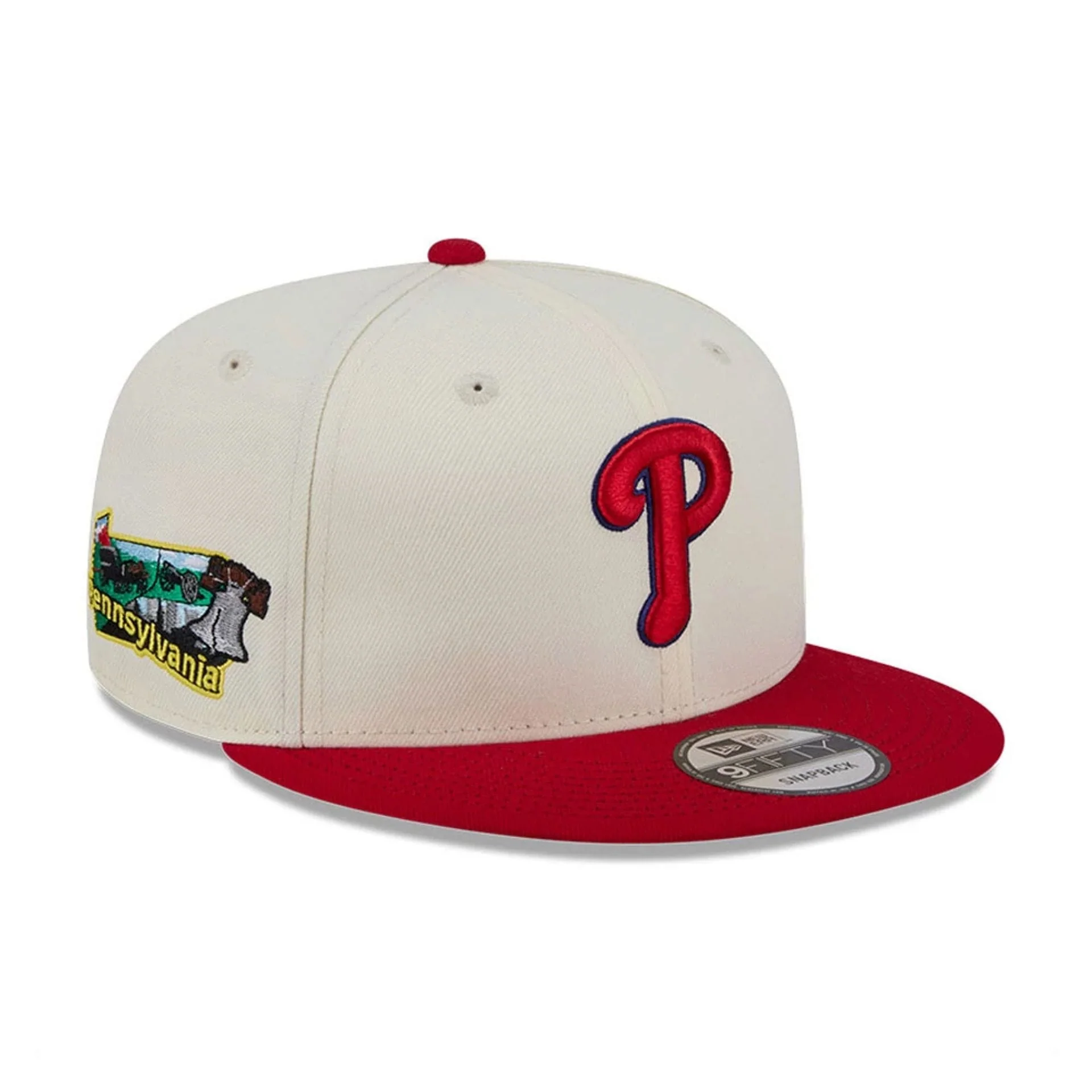 Philadelphia Phillies MLB Localized White 9FIFTY Snapback Adjustable Cap