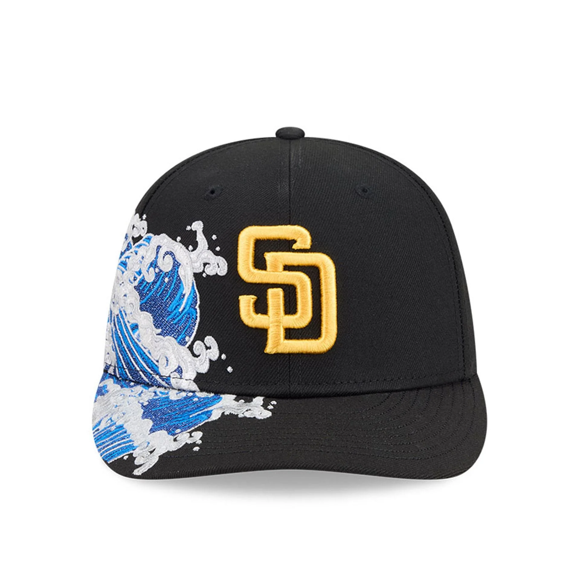 San Diego Padres MLB Vissurf Black 9FIFTY Snapback Adjustable Cap - Image 3
