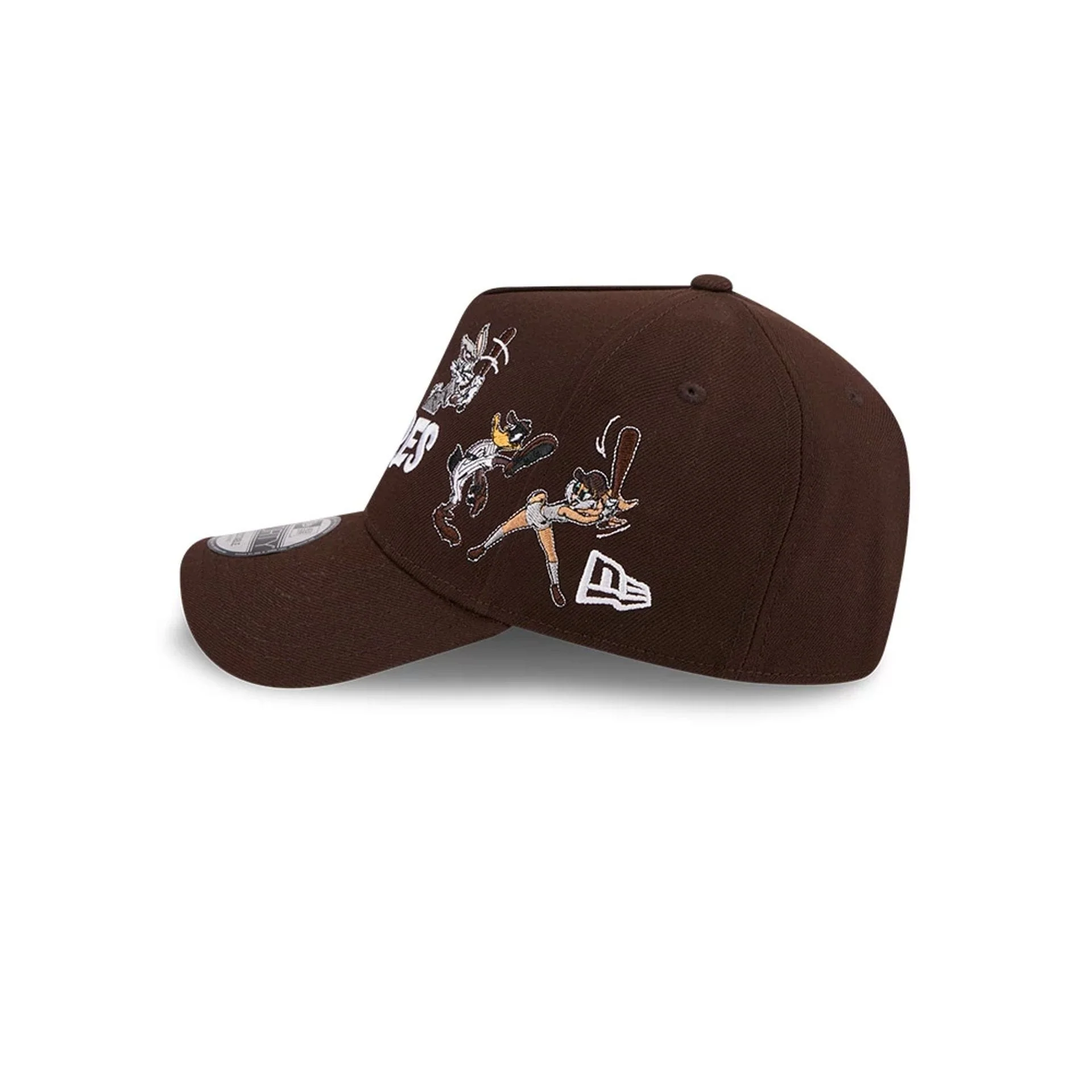 San Diego Padres MLB X Looney Tunes Dark Brown 9FORTY A-Frame Adjustable Cap - Image 7