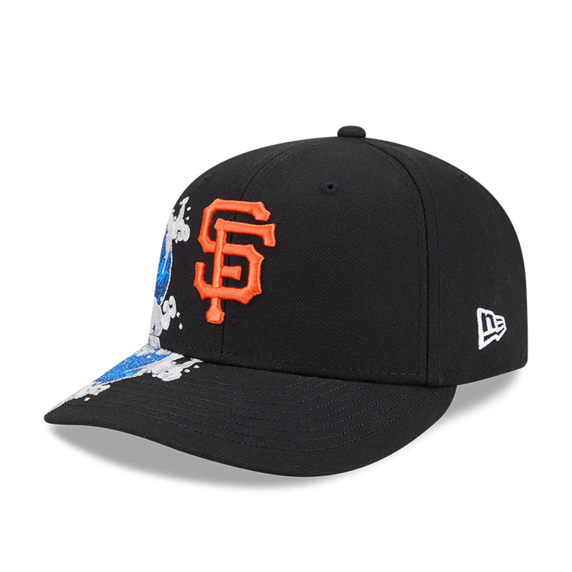 San Francisco Giants MLB Vissurf Black 9FIFTY Snapback Adjustable Cap - Image 4