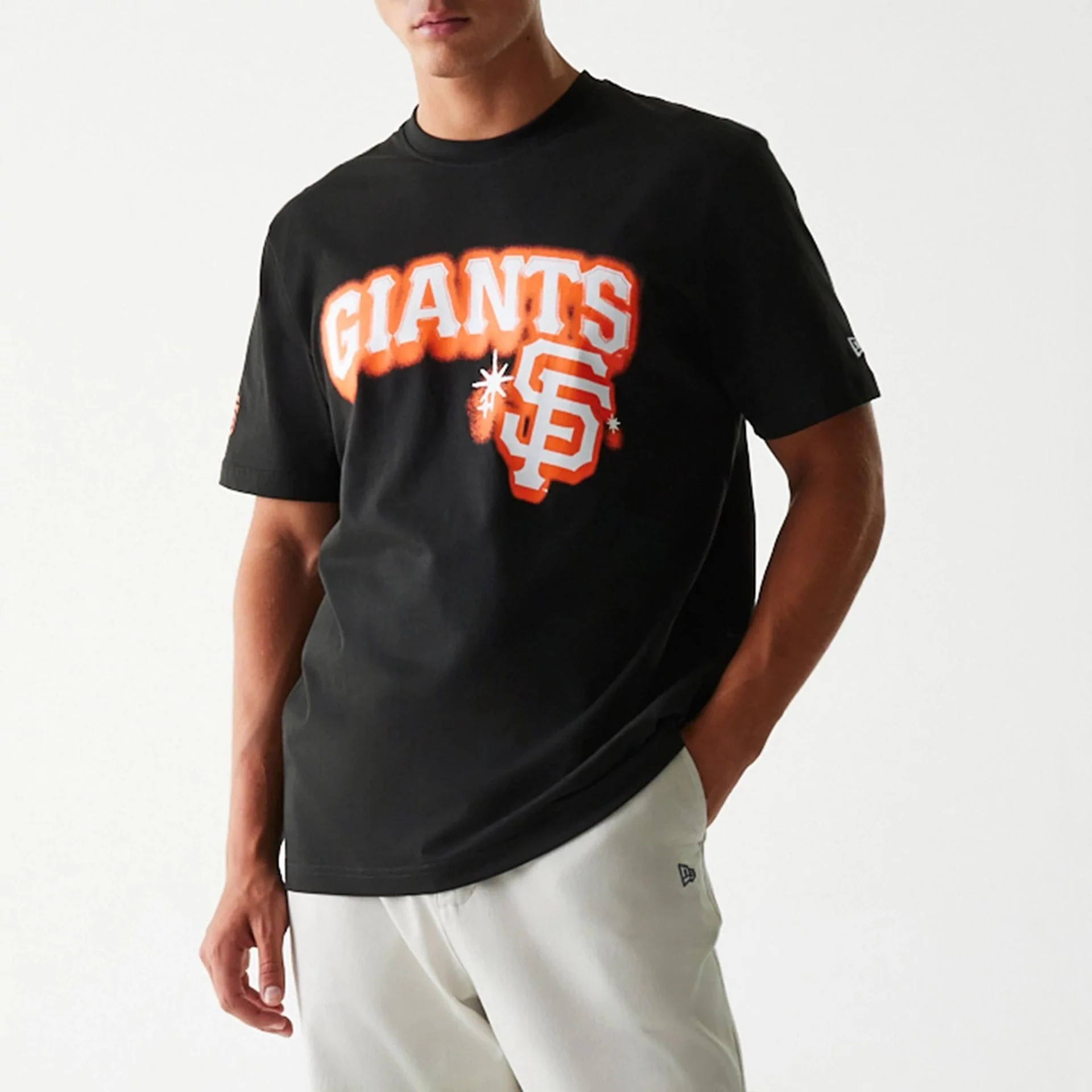 San Francisco Giants OVO x MLB Black T-Shirt - Image 3